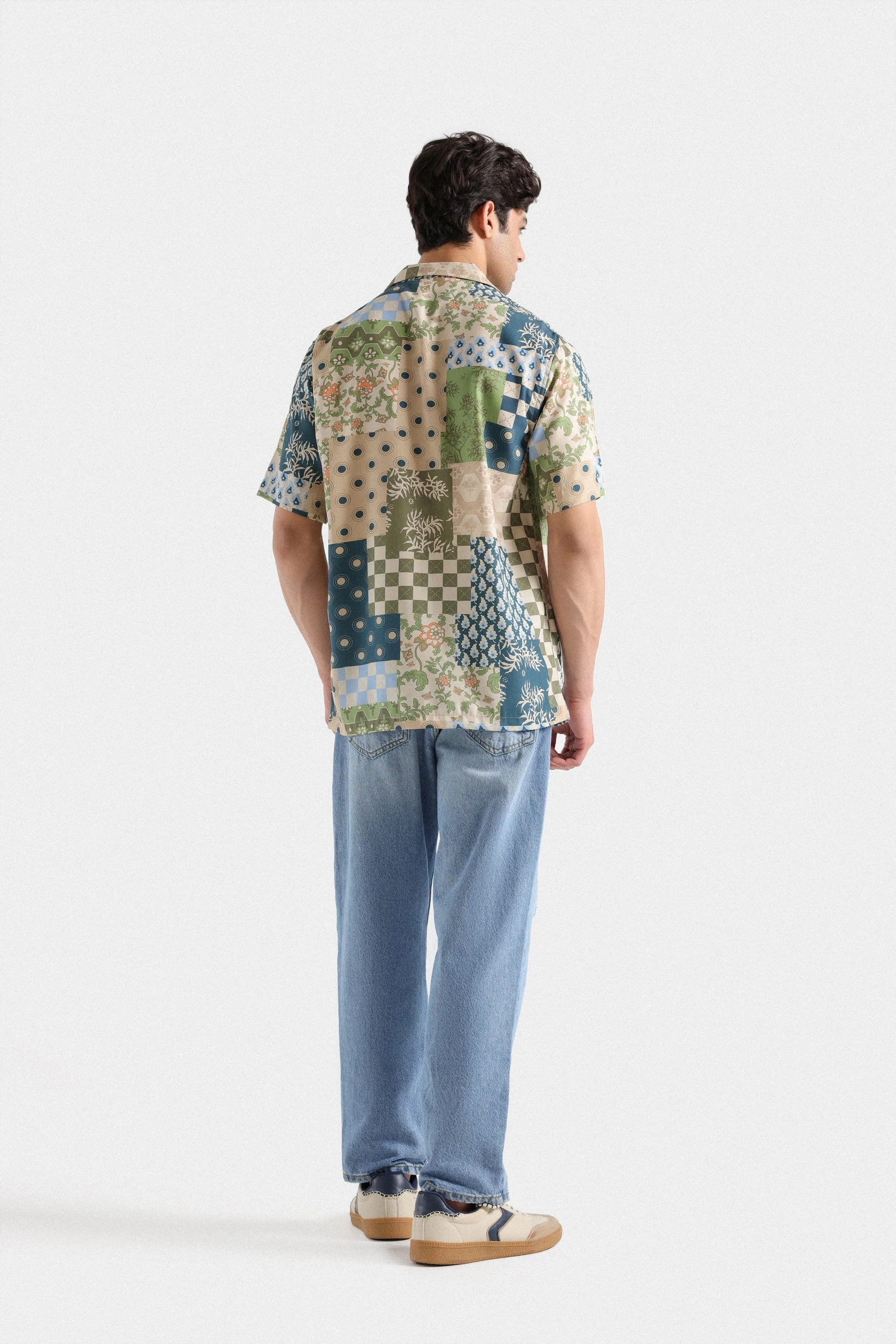 Printed Resort Collar Shirt - Image 4
