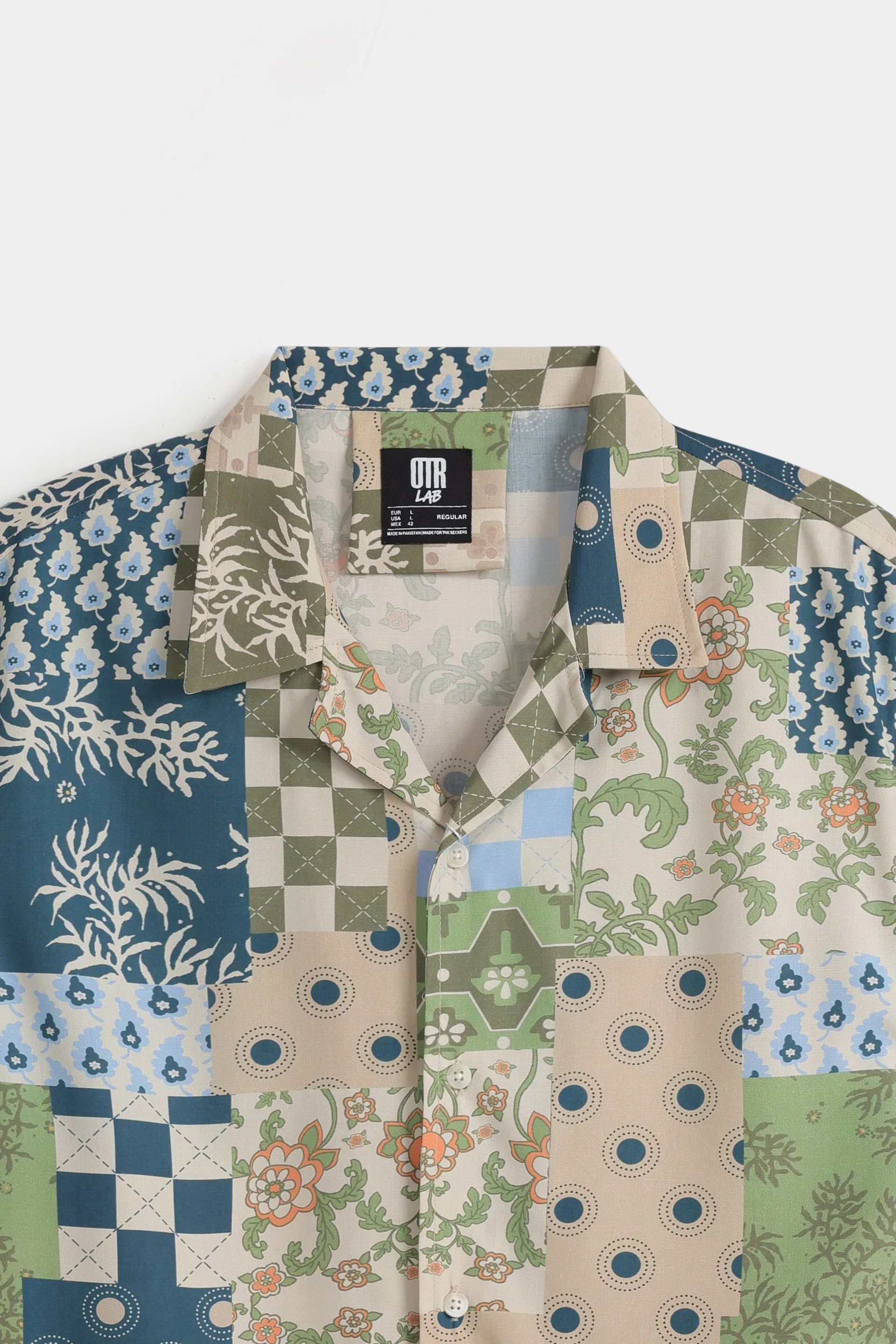 Printed Resort Collar Shirt - Image 6