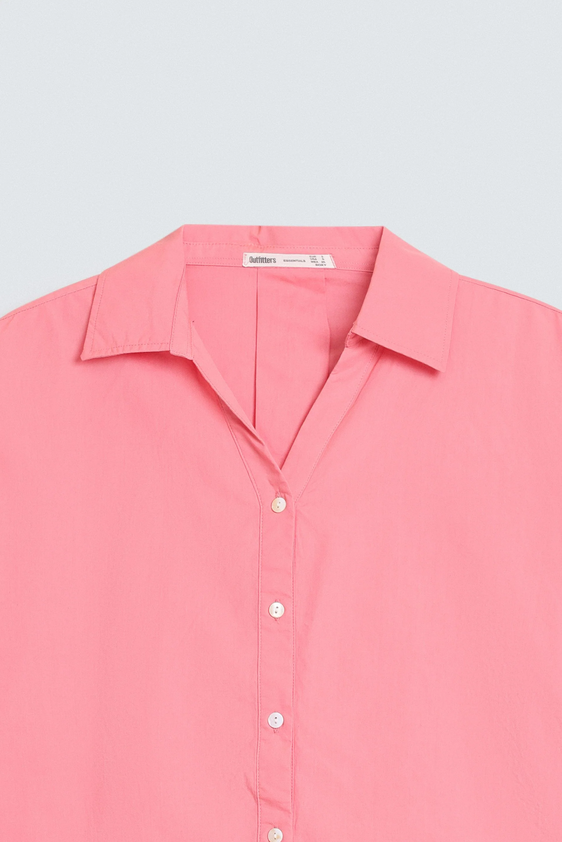 Cropped Poplin Shirt - Image 14