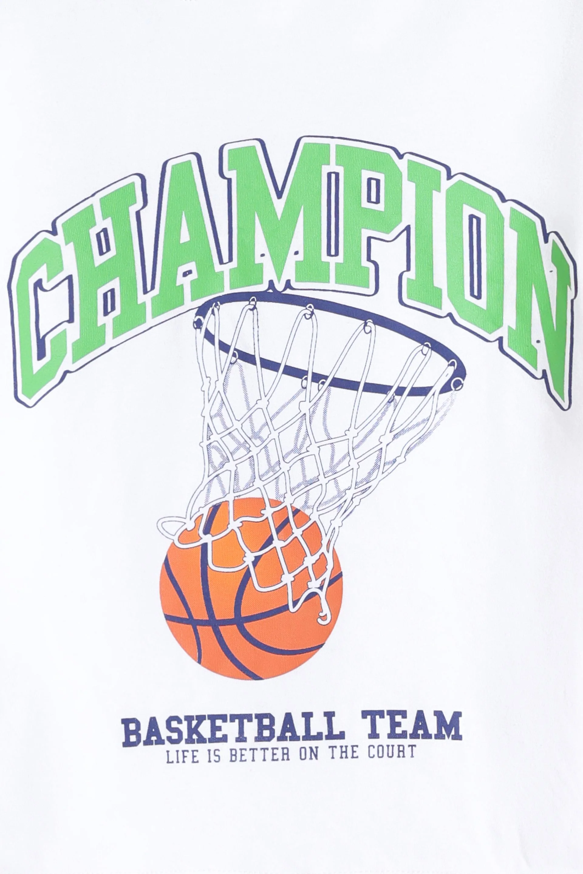 Color Block Graphic T-Shirt - Image 2