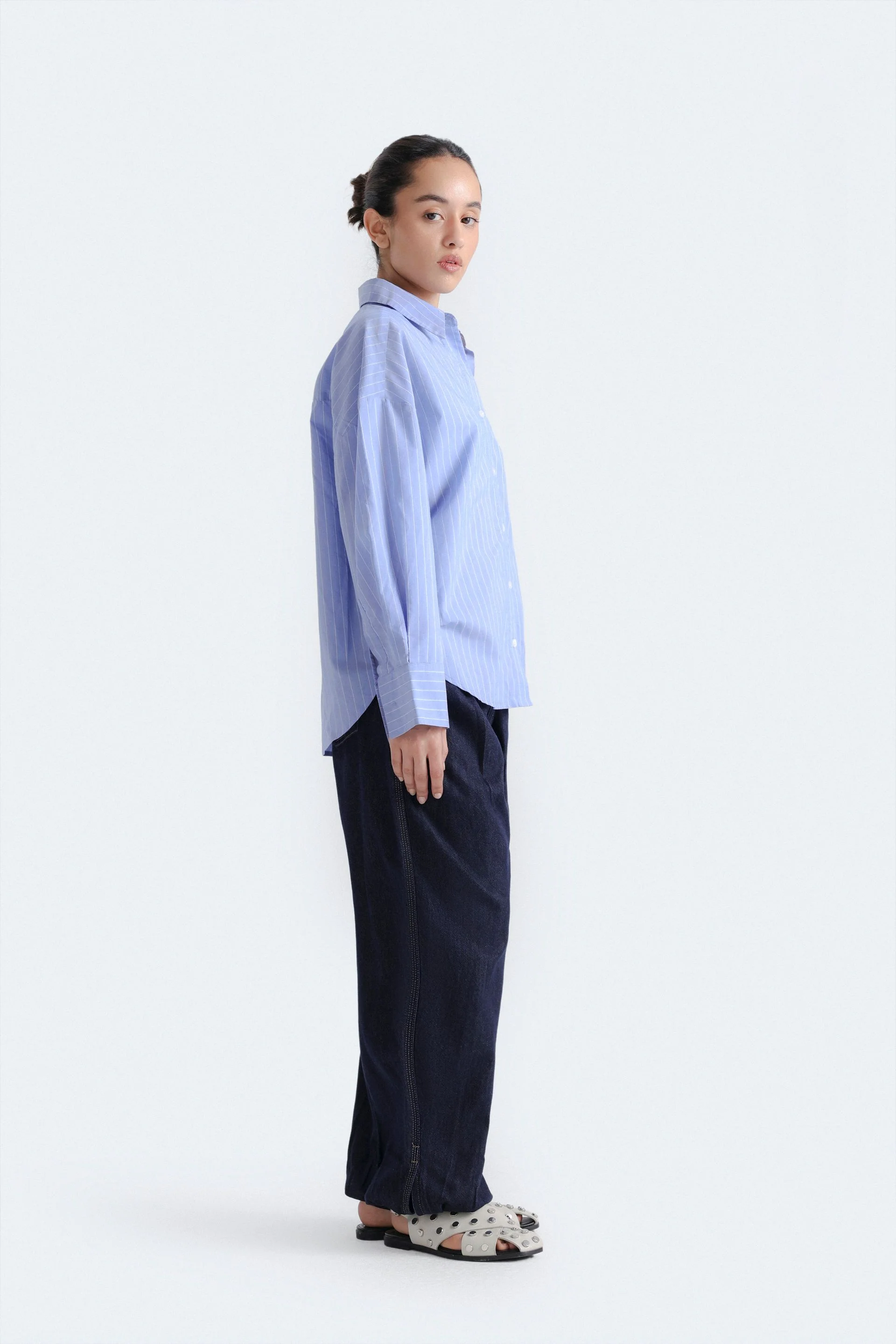 Striped Poplin Shirt - Image 9
