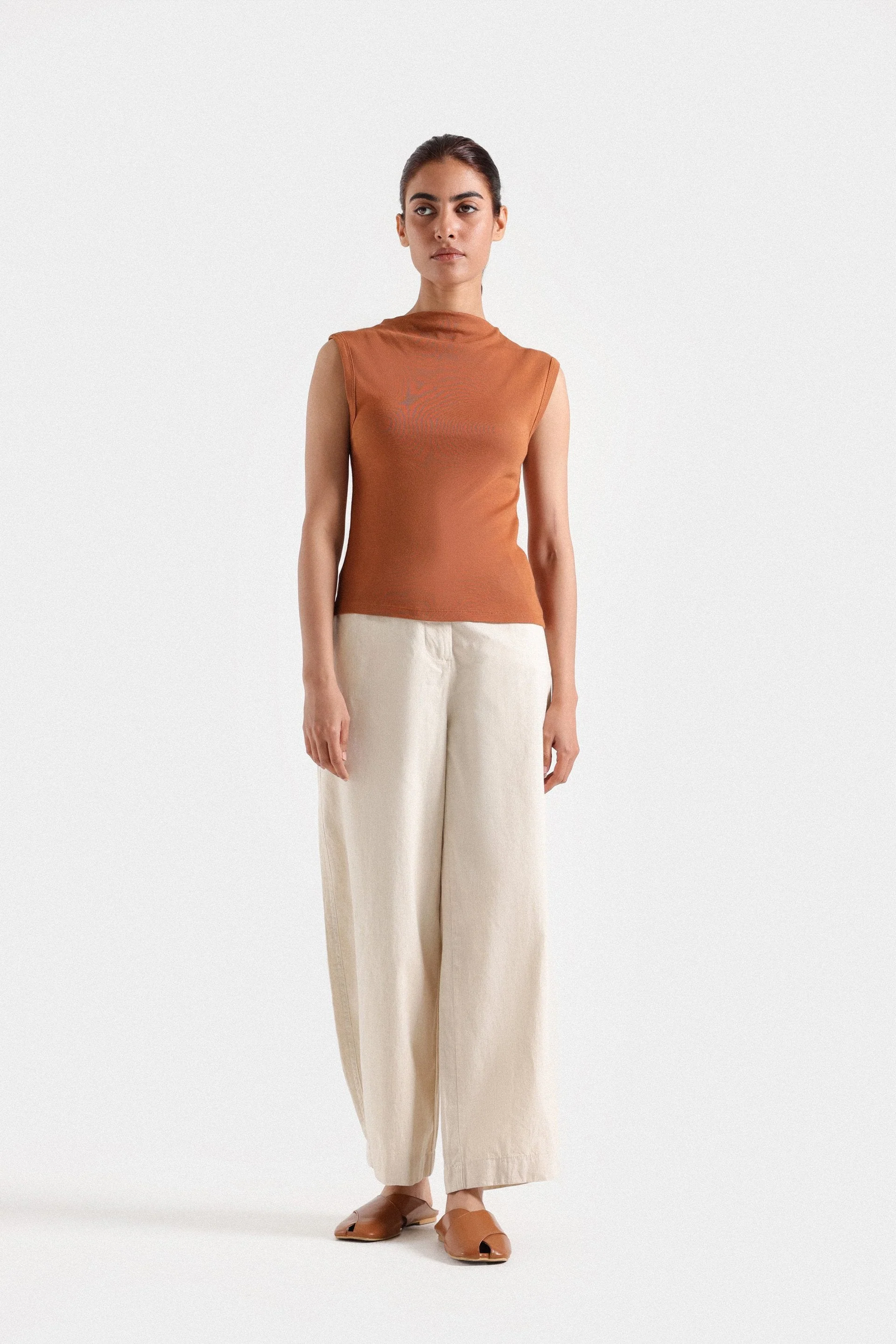 Cropped Slim Tank Top