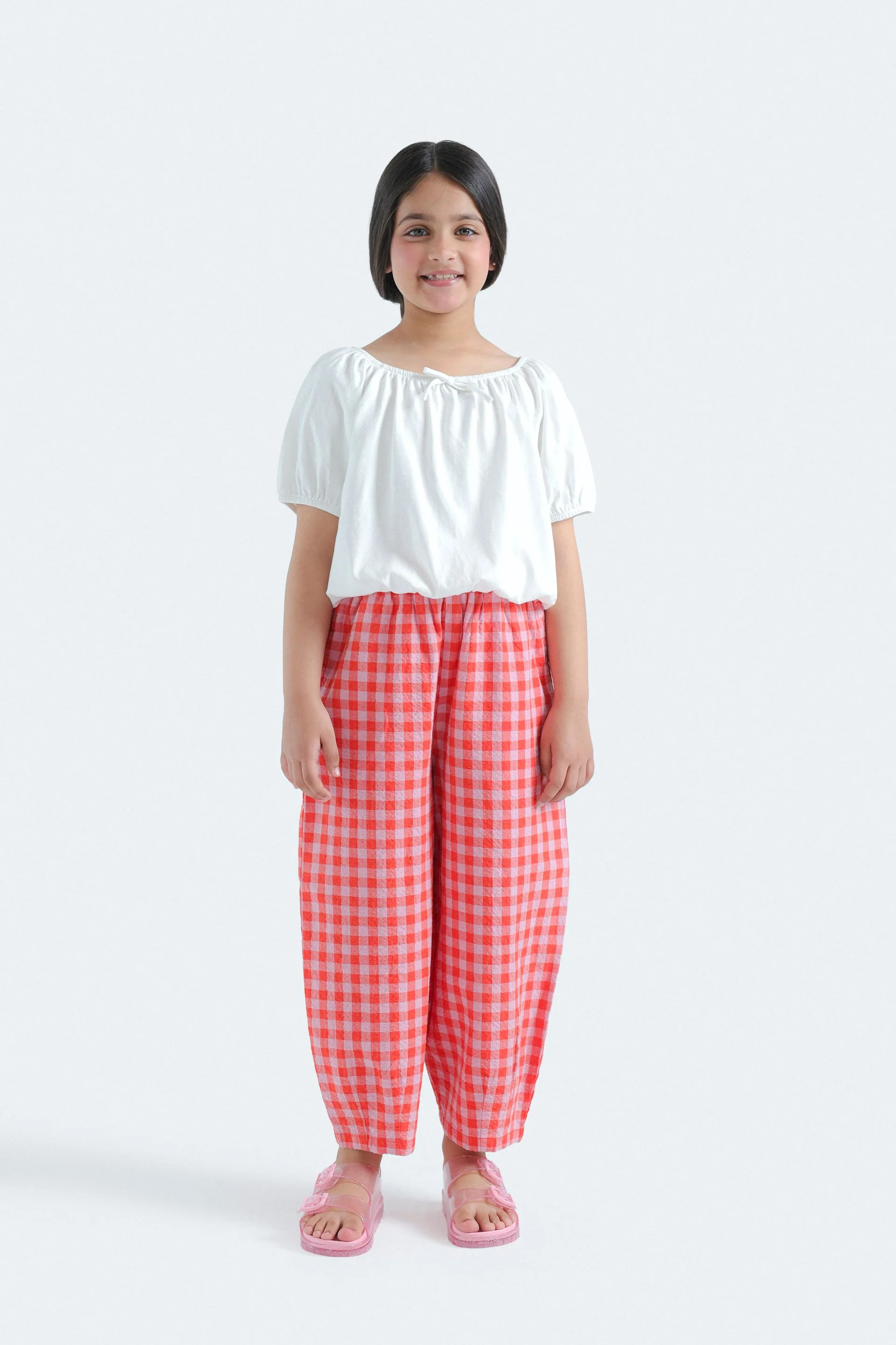 Cropped Blouse With Bow Detail - Image 4