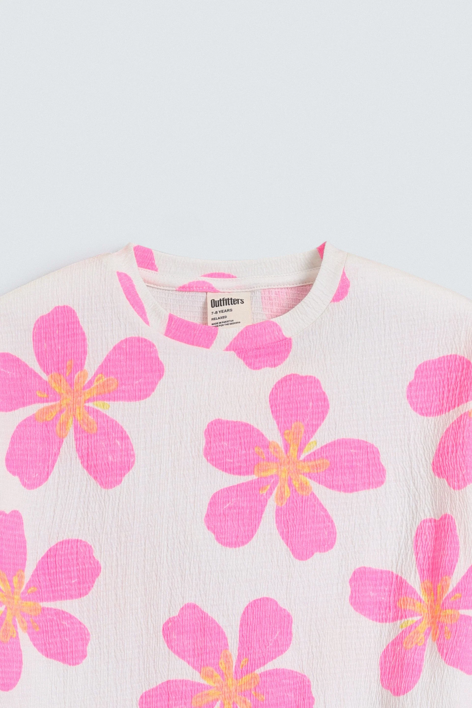 All-Over Flower Print T-Shirt - Image 2