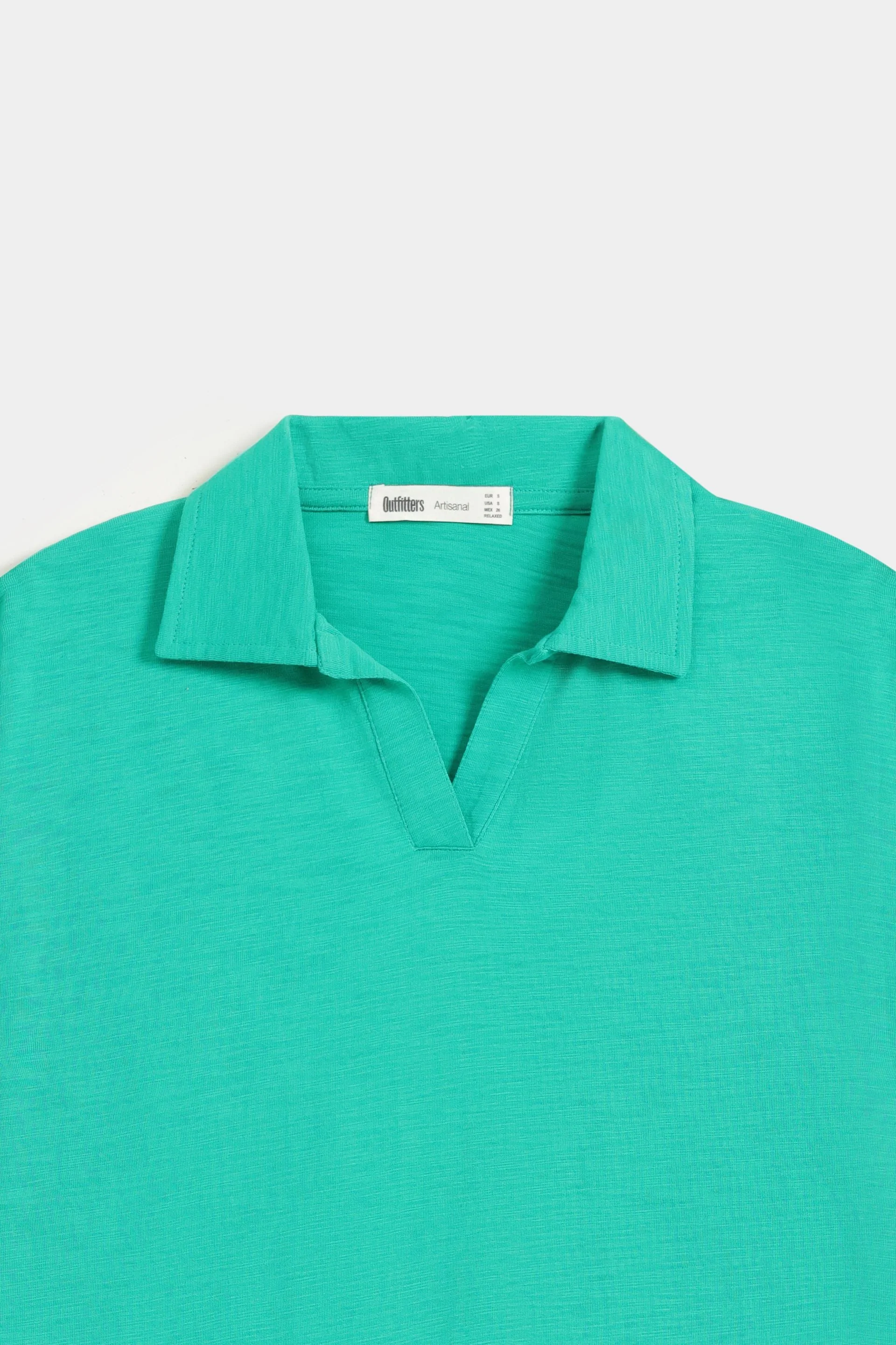 Basic Cropped Polo Shirt - Image 6