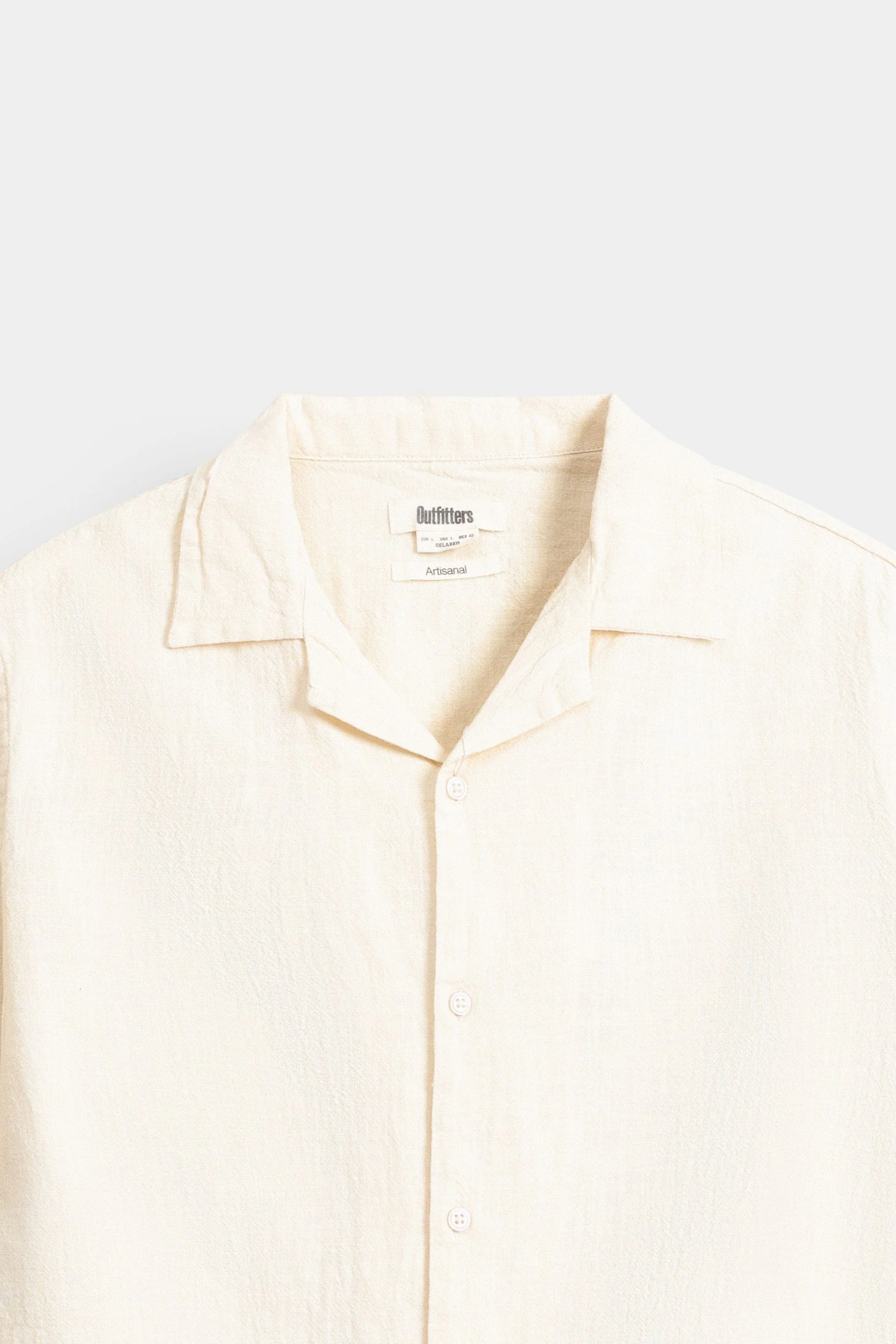 Textured Resort Collar Shirt - Image 2