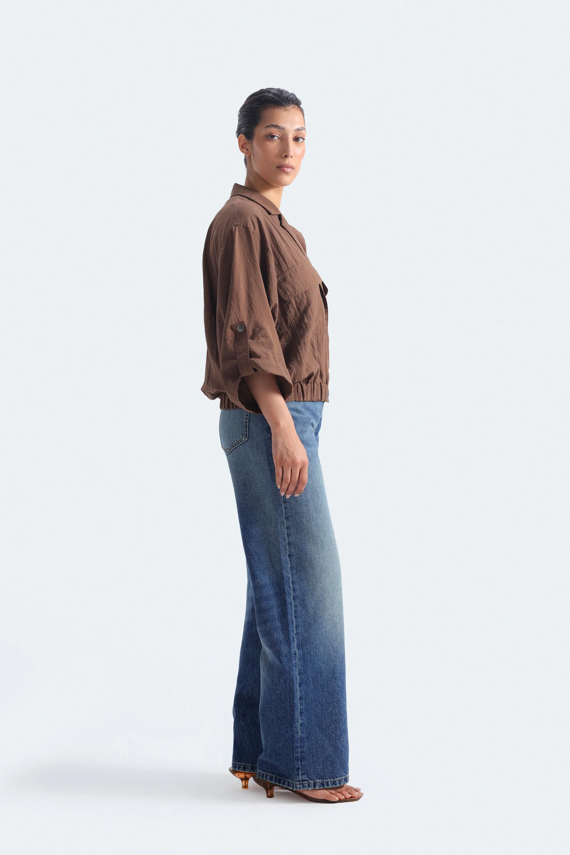 Cropped Safari Shirt - Image 3