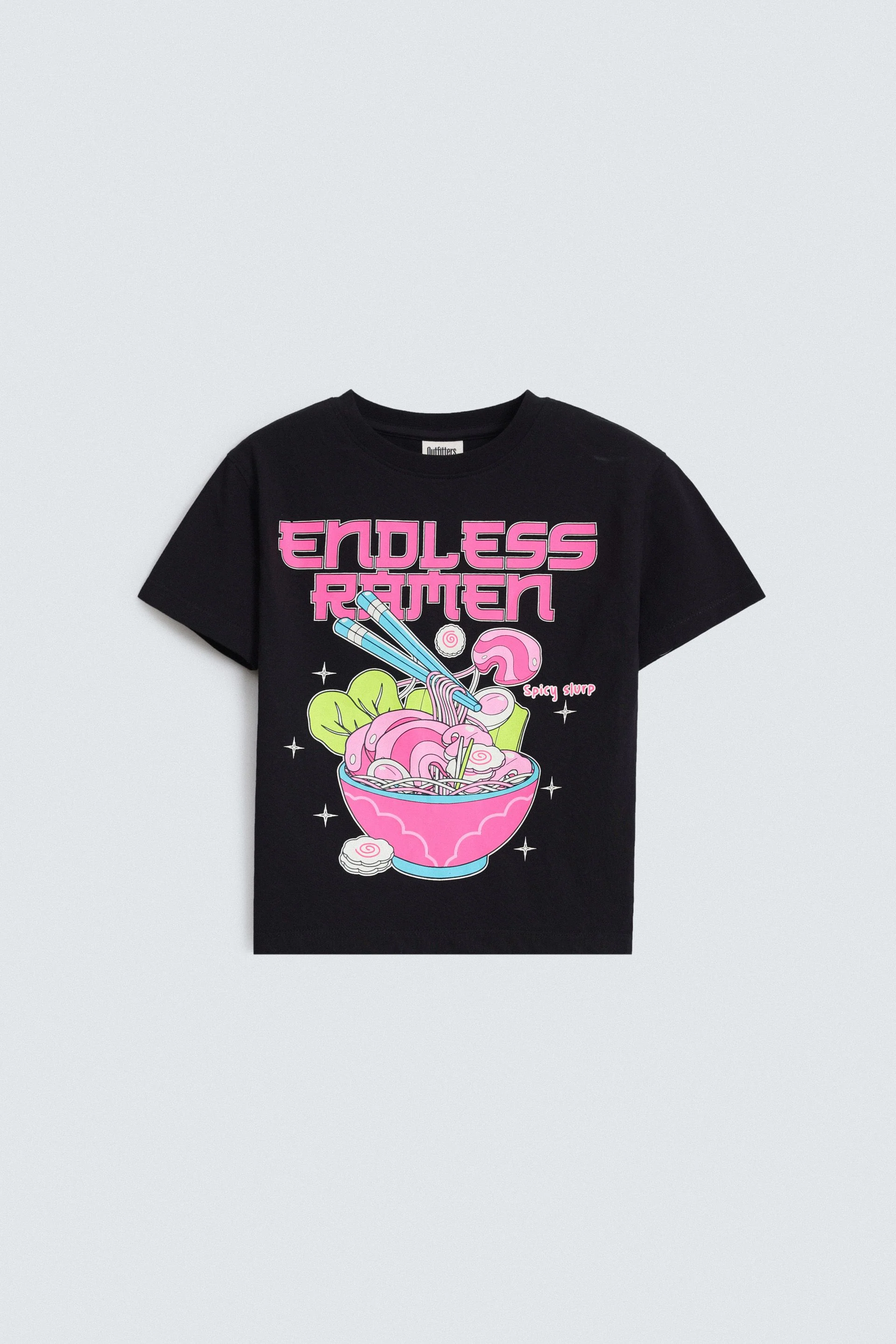 Cropped Graphic T-Shirt