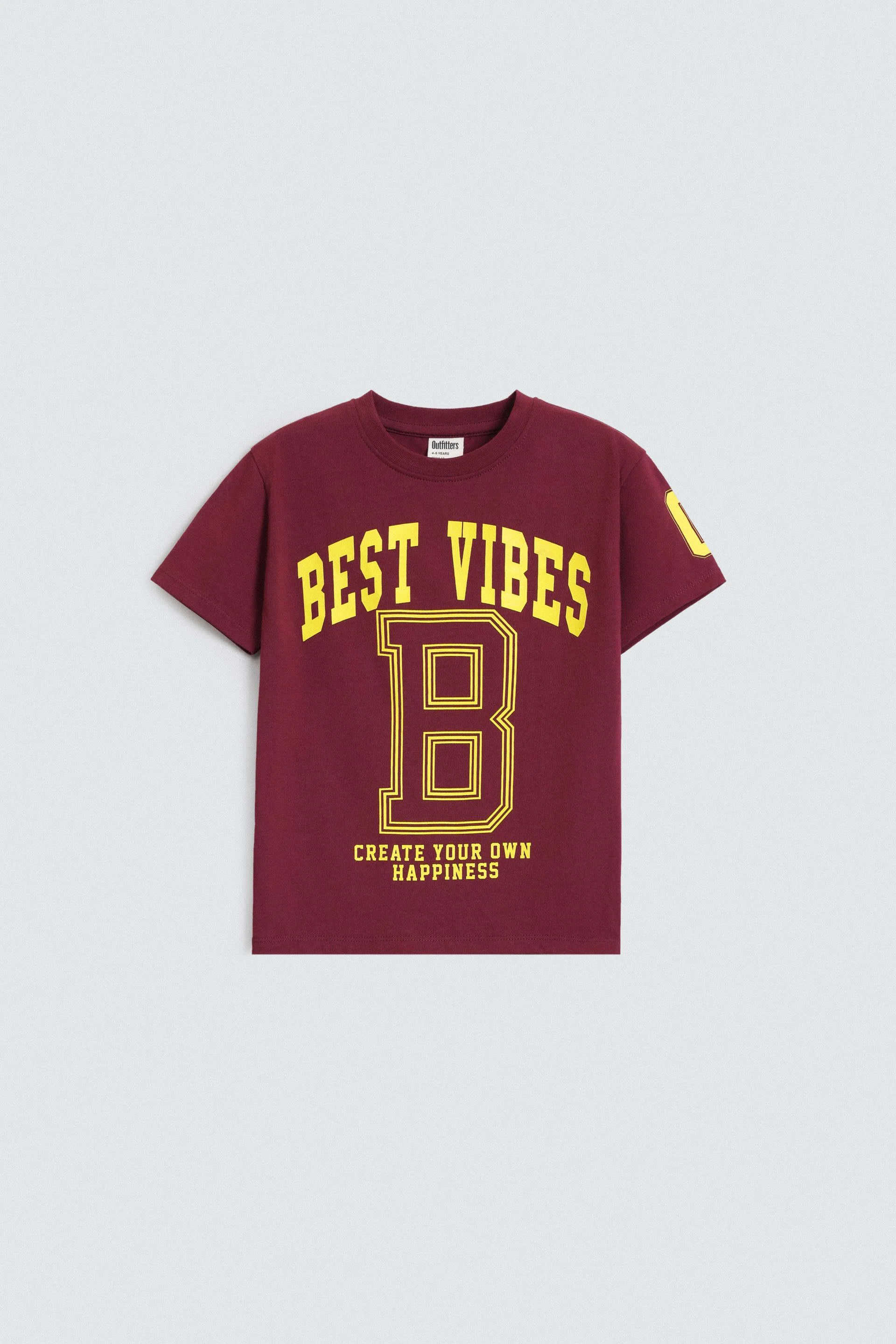 Best Vibes Slogan T-Shirt