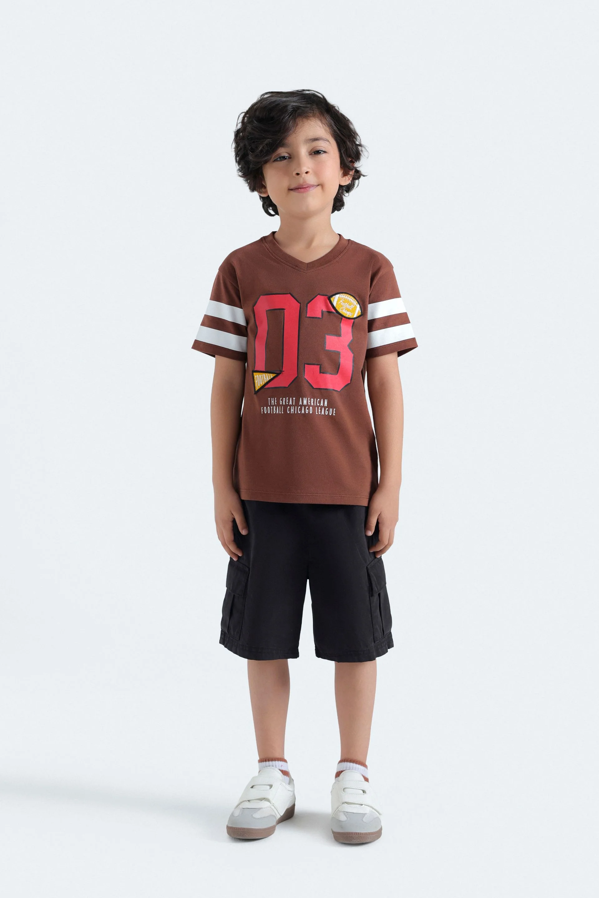 Varsity T-Shirt With Embroidered Patch - Image 4