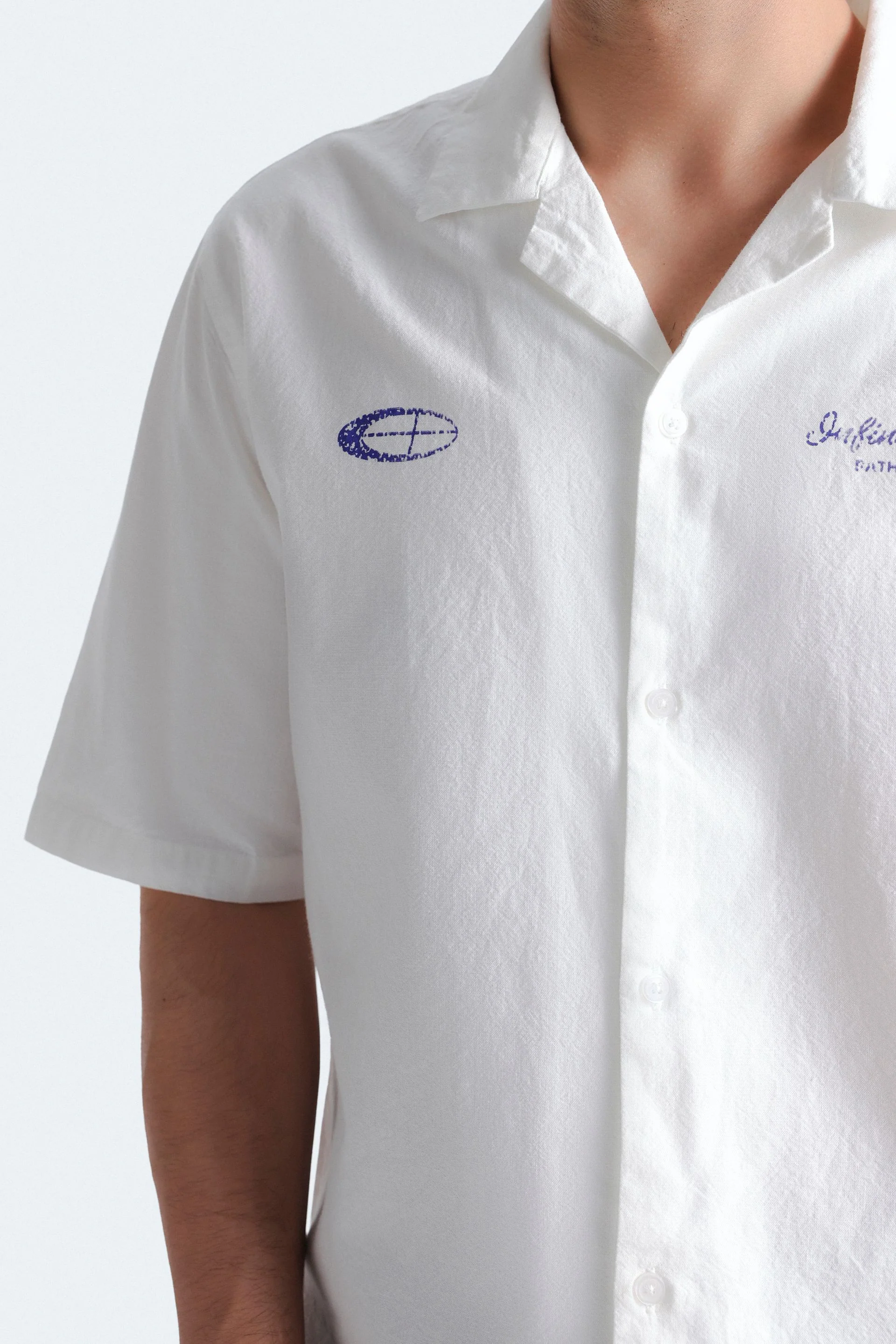 Slogan Print Shirt - Image 2