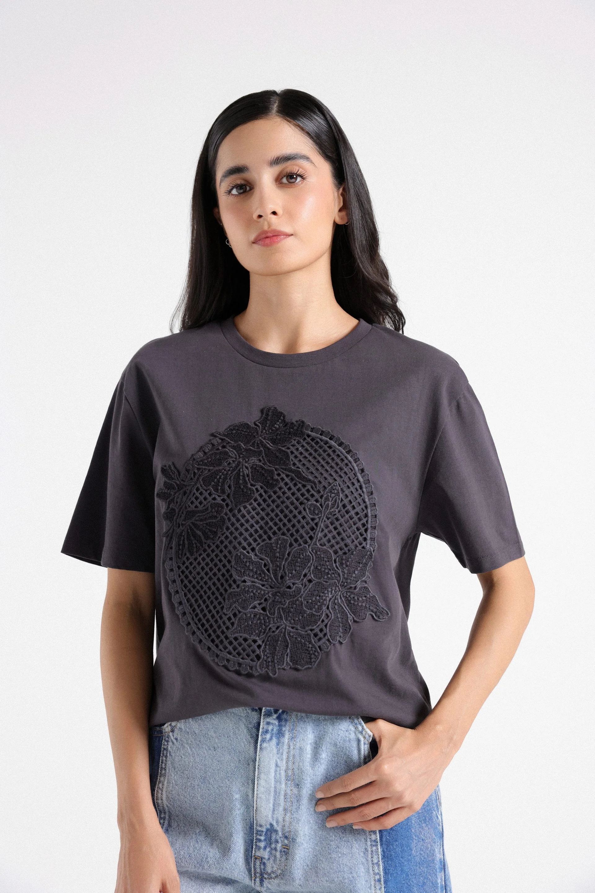 Embroidered T-Shirt - Image 2