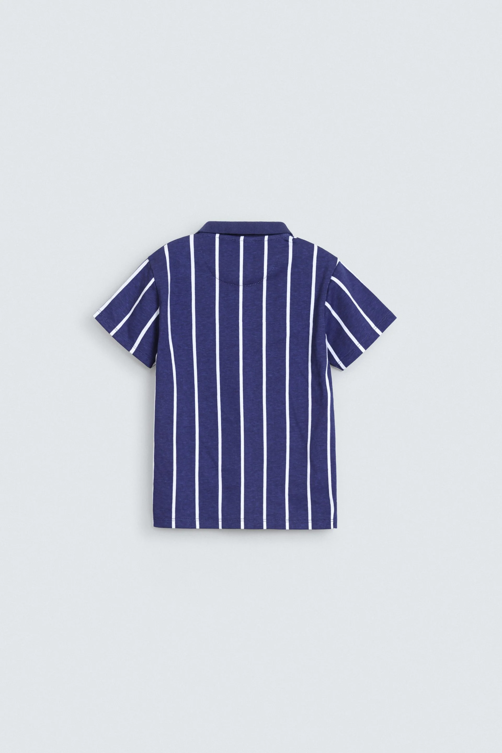 Varsity Striped Polo Shirt - Image 3