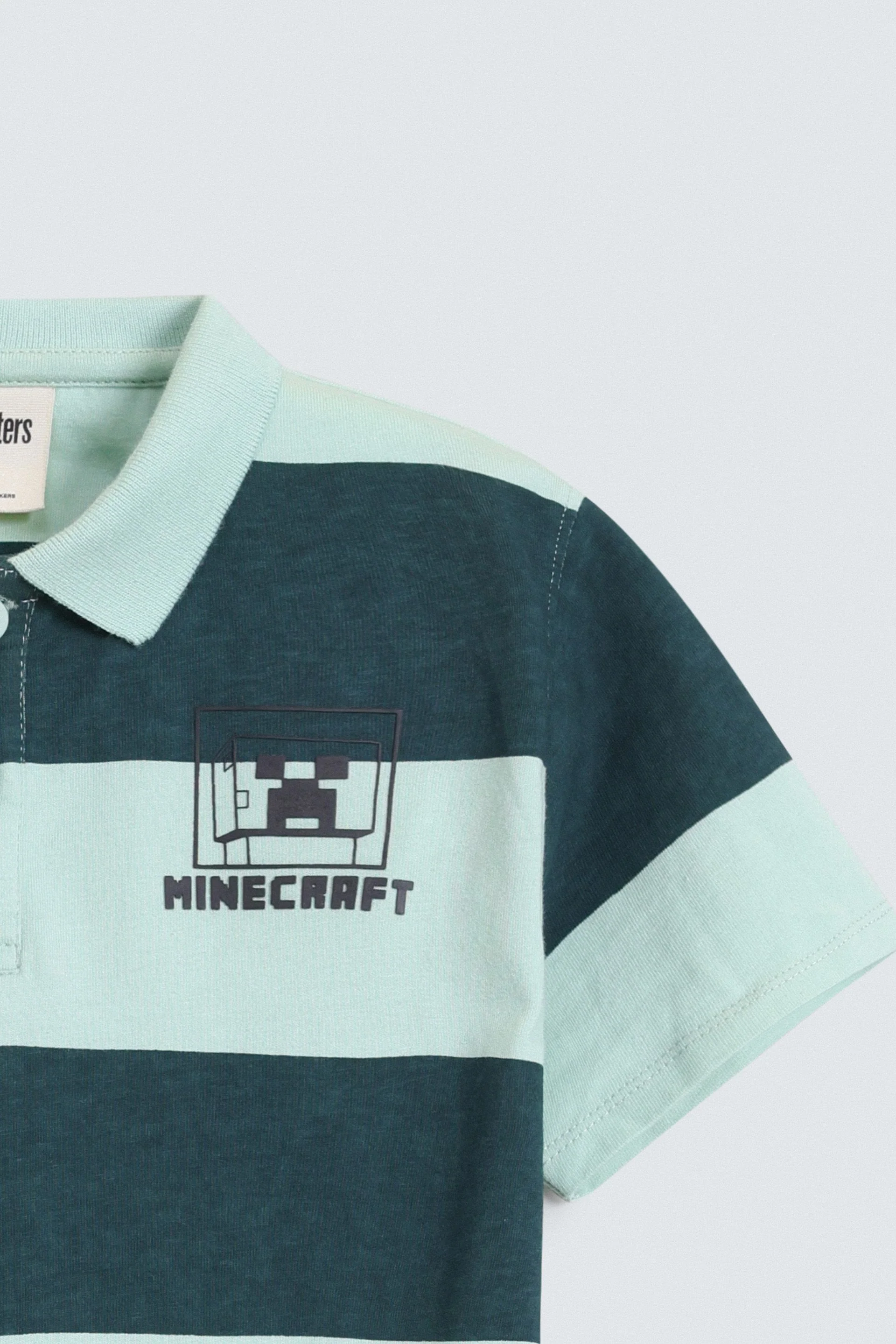 Slogan Print Polo Shirt - Image 2