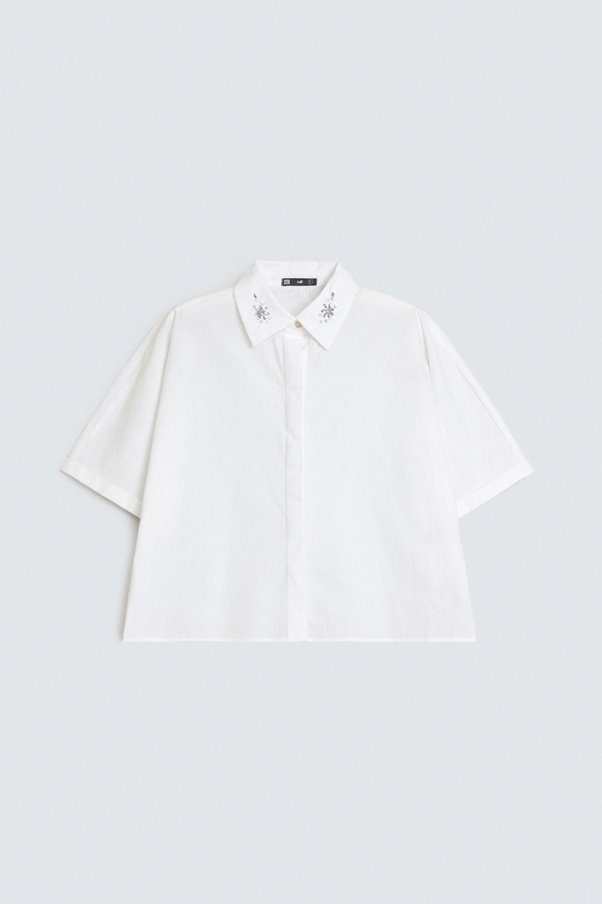 Cropped Embellished Shirt - Image 5