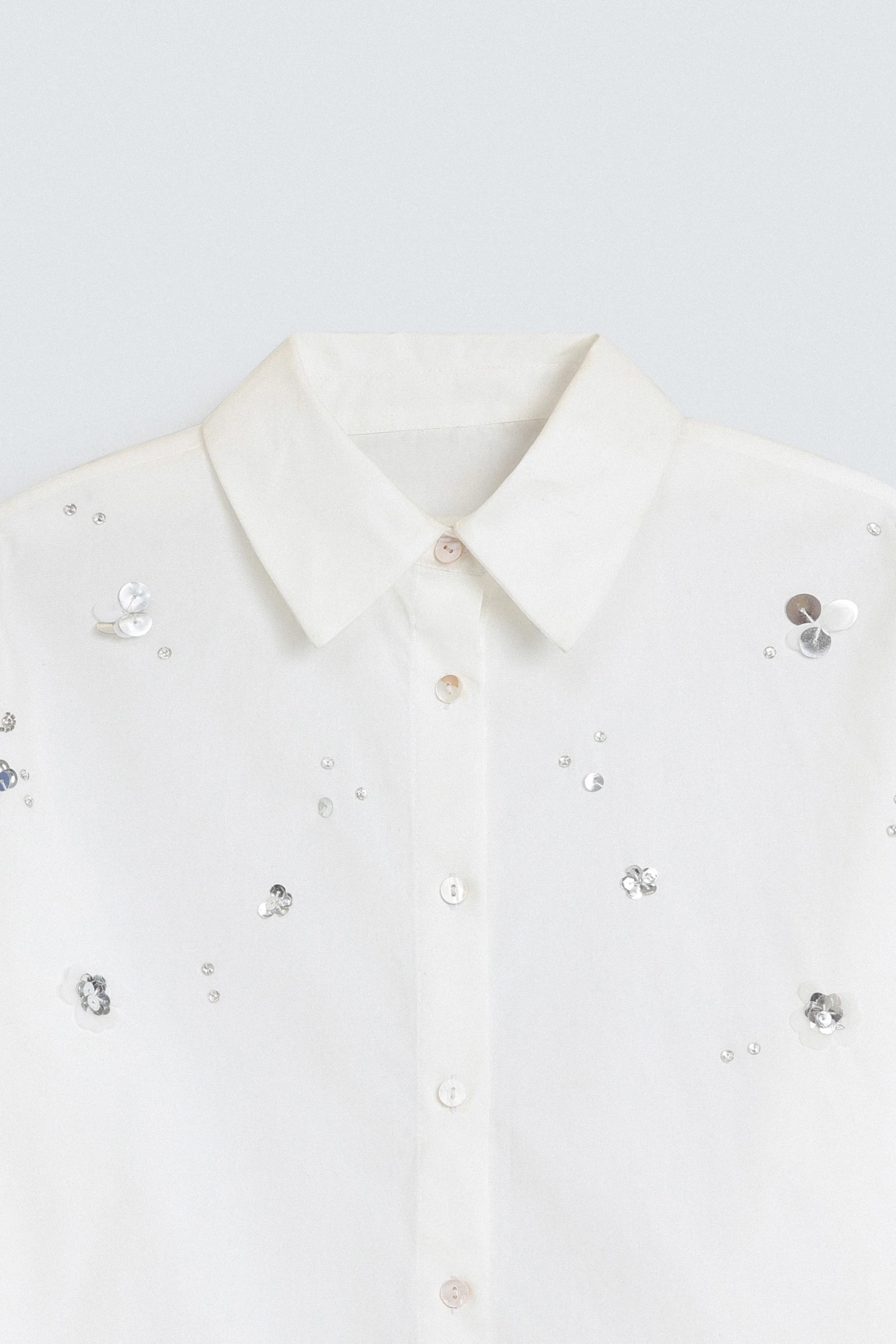 Cropped Embellished Shirt - Image 6