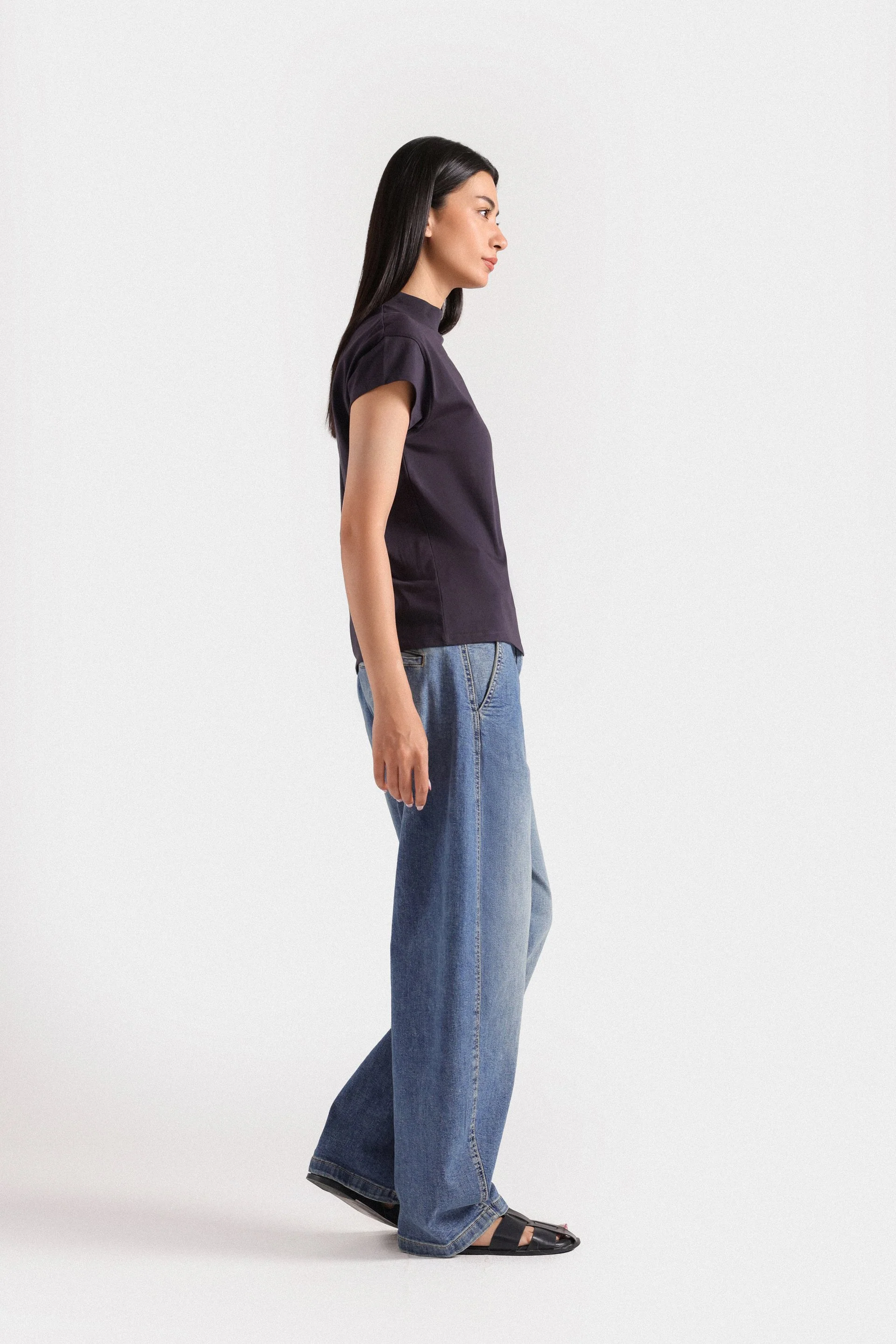 Mock Neck T-Shirt - Image 10