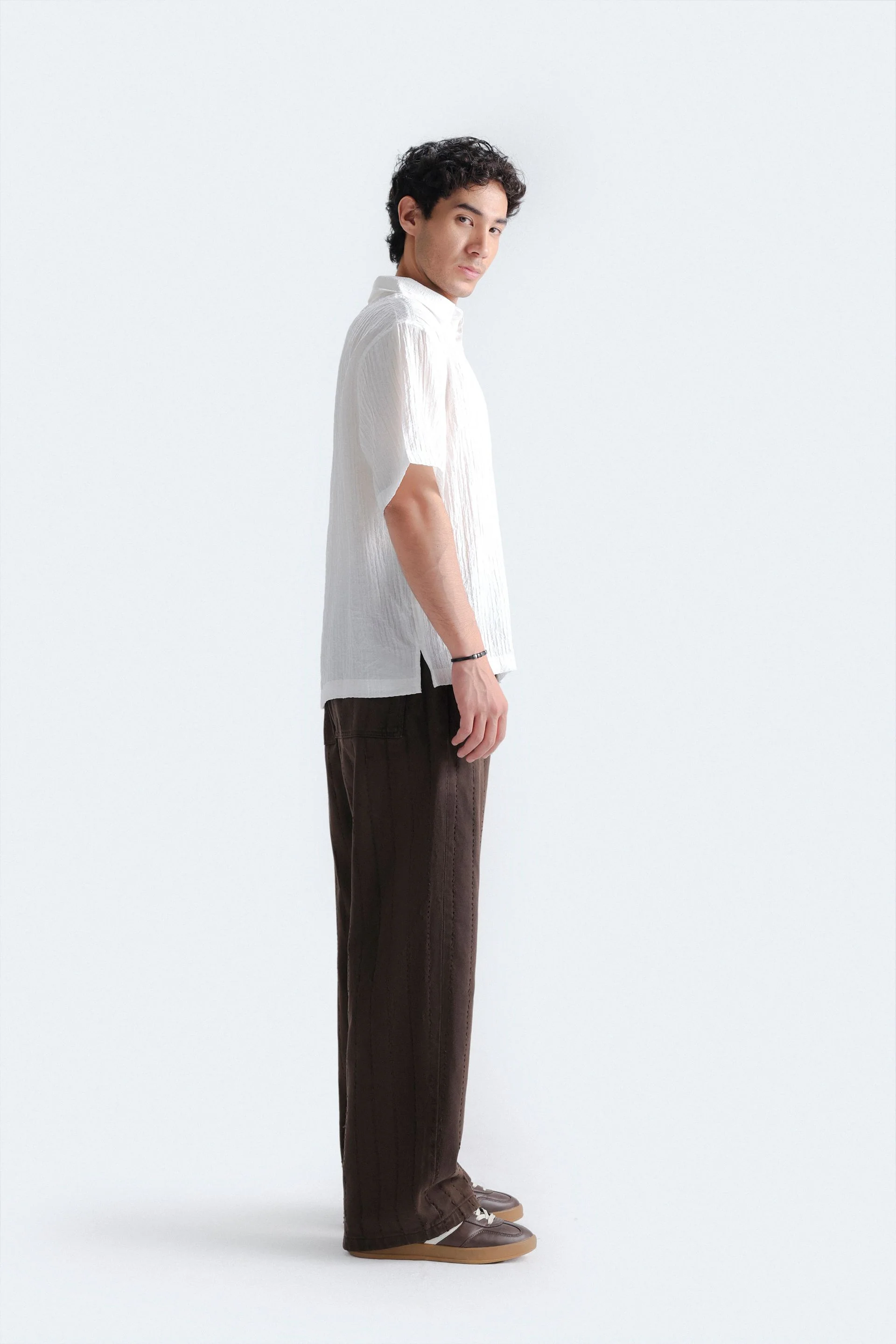 Textured Striped Shirt - Image 3