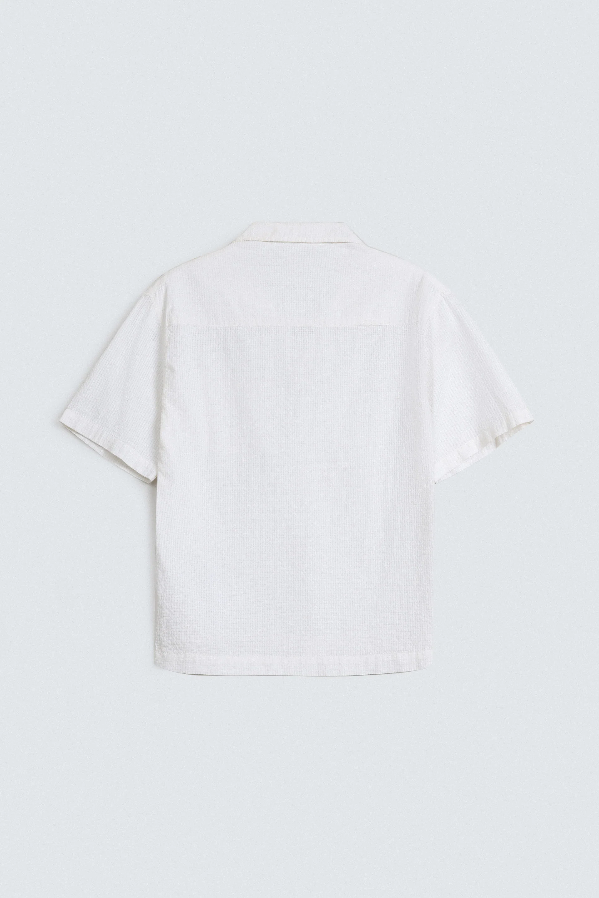 Textured Resort Collar Shirt - Image 7