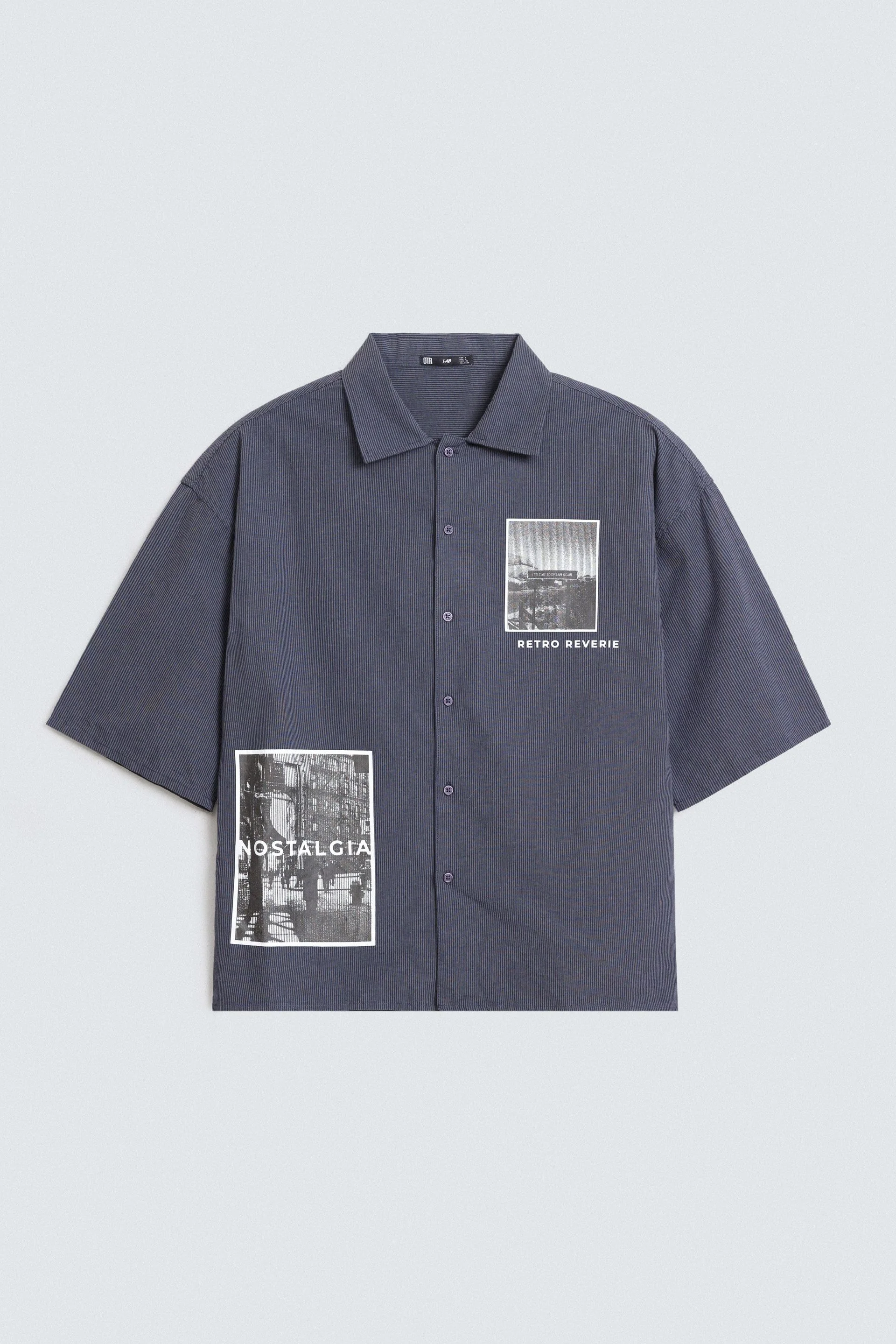 Striped Graphic Shirt - Image 6