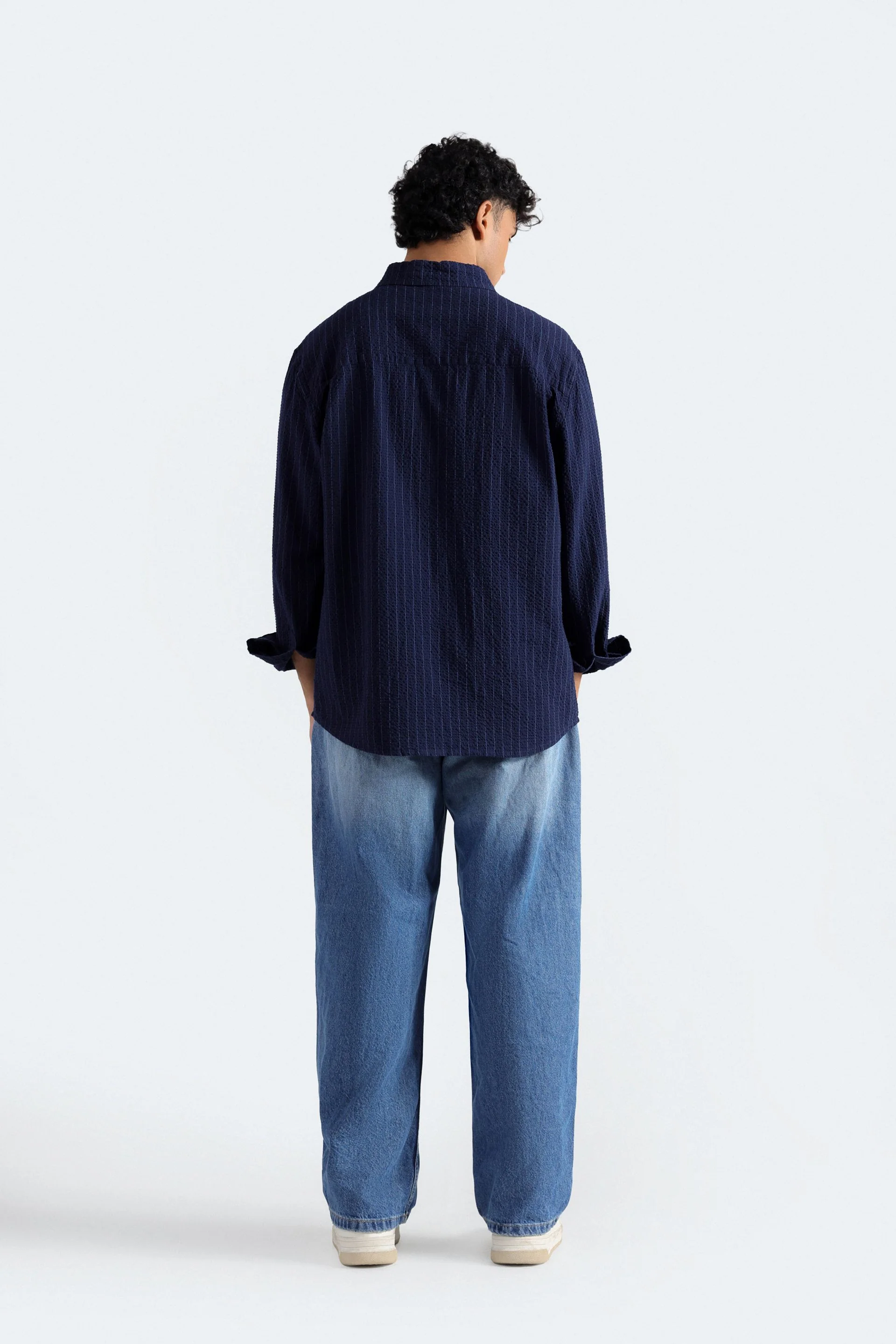 Textured Striped Shirt - Image 4