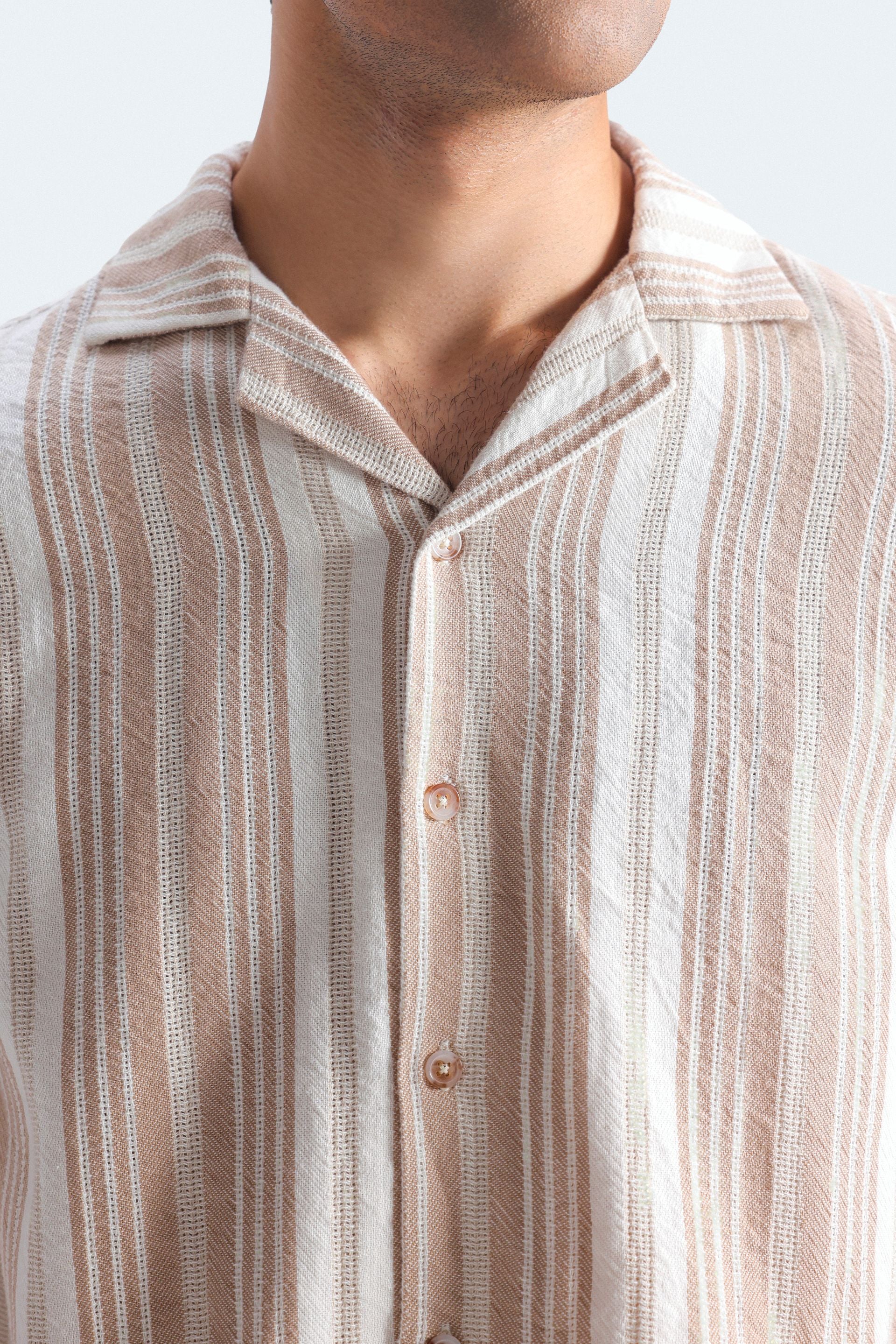 Striped Jacquard Shirt - Image 2