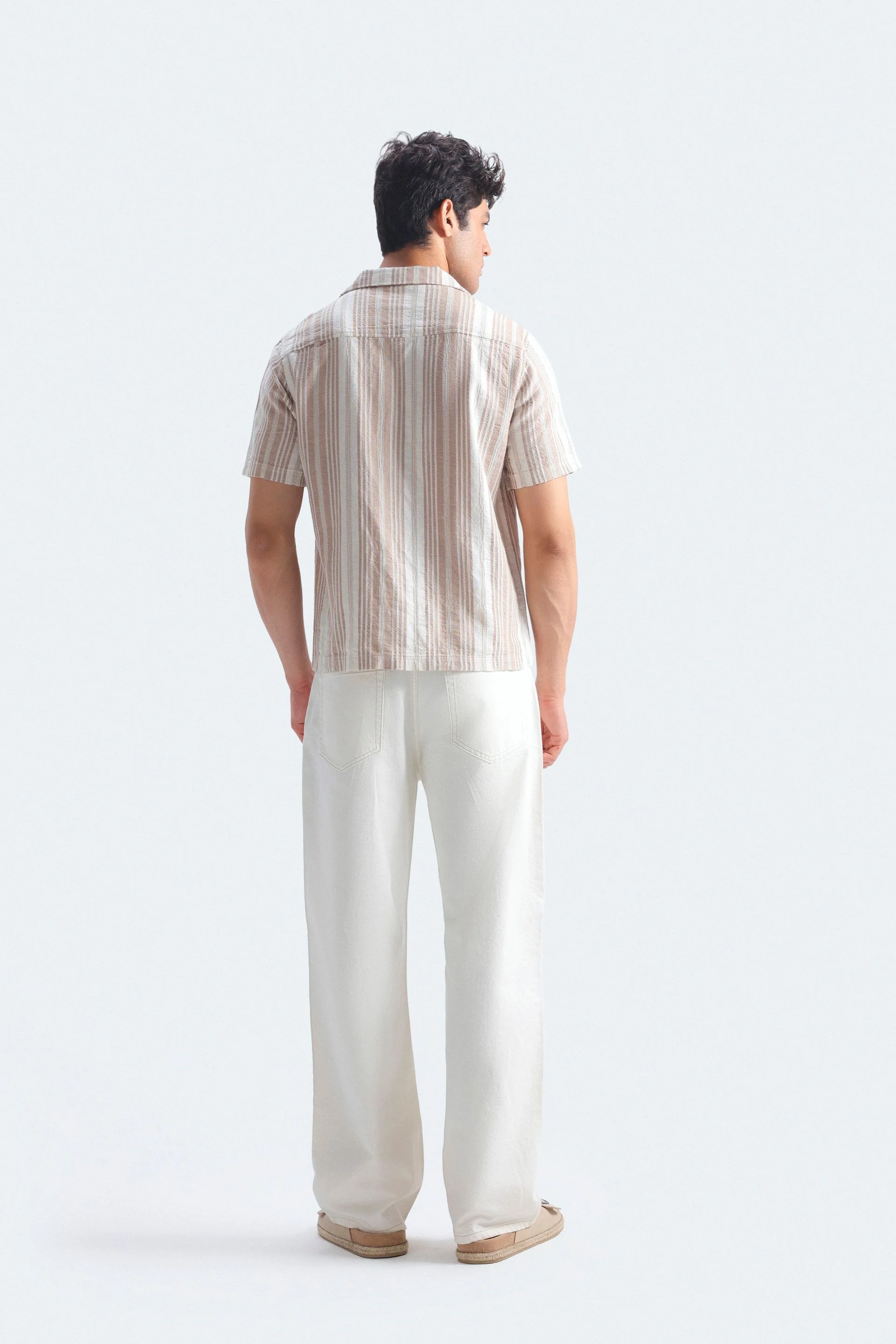 Striped Jacquard Shirt - Image 4