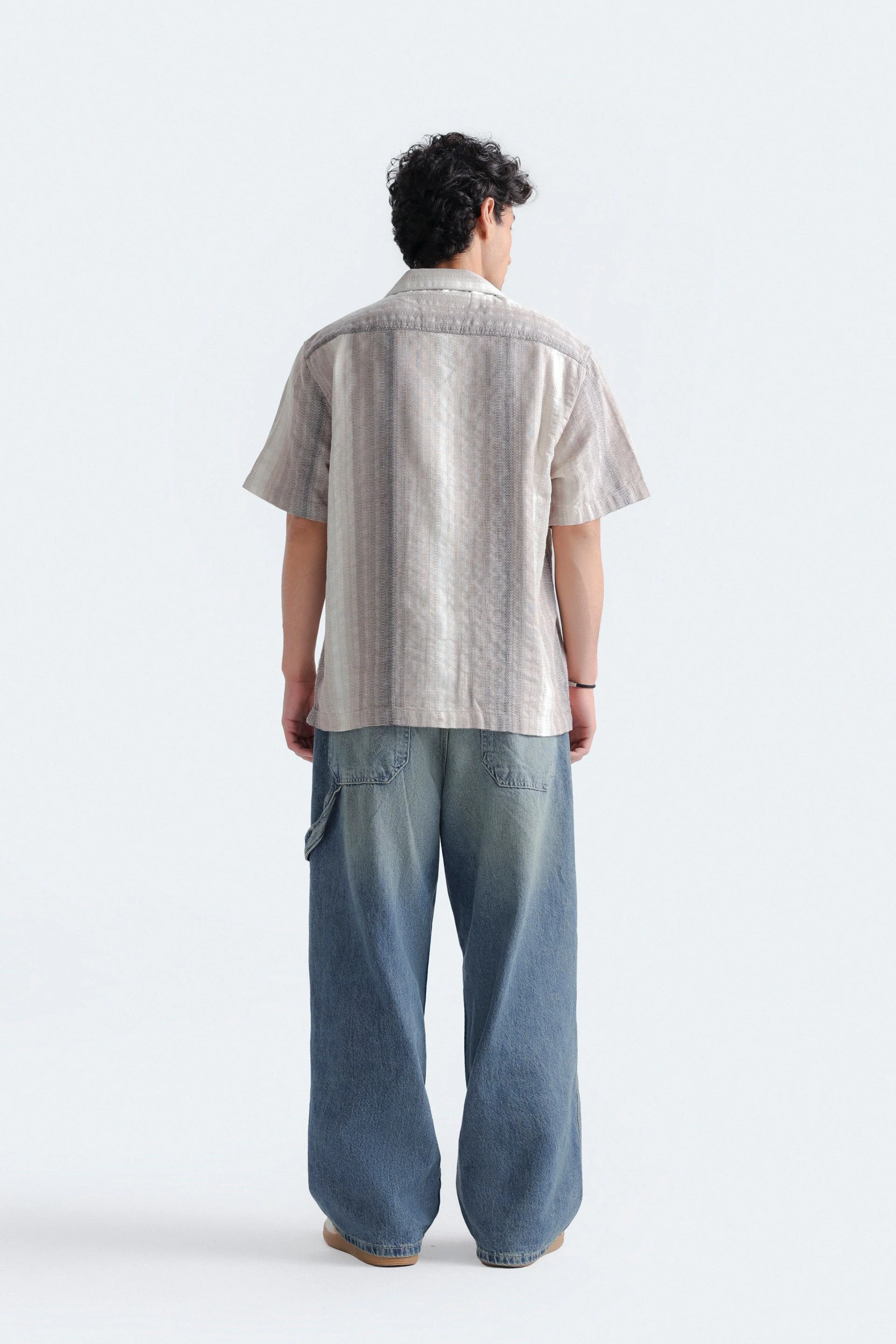 Resort Collar Jacquard Shirt - Image 4