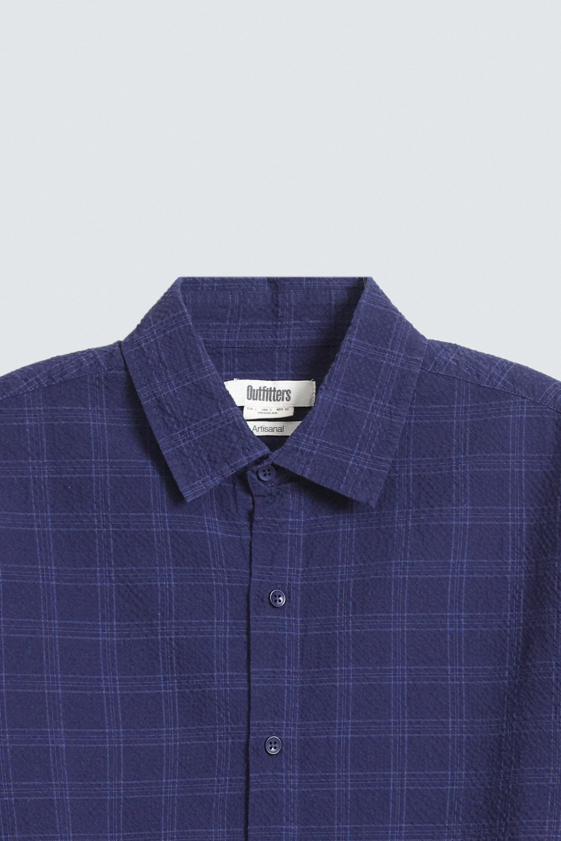Textured Checkered Shirt - Image 6
