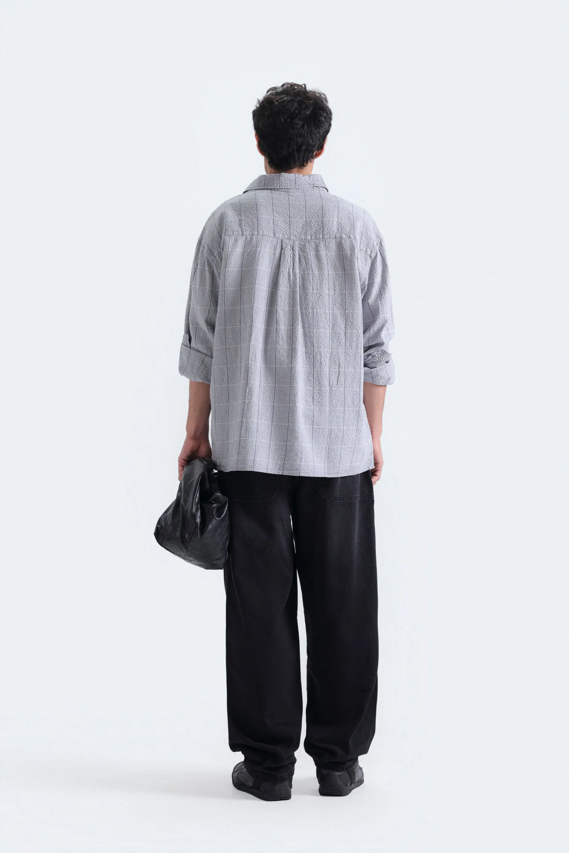 Textured Checkered Shirt - Image 4
