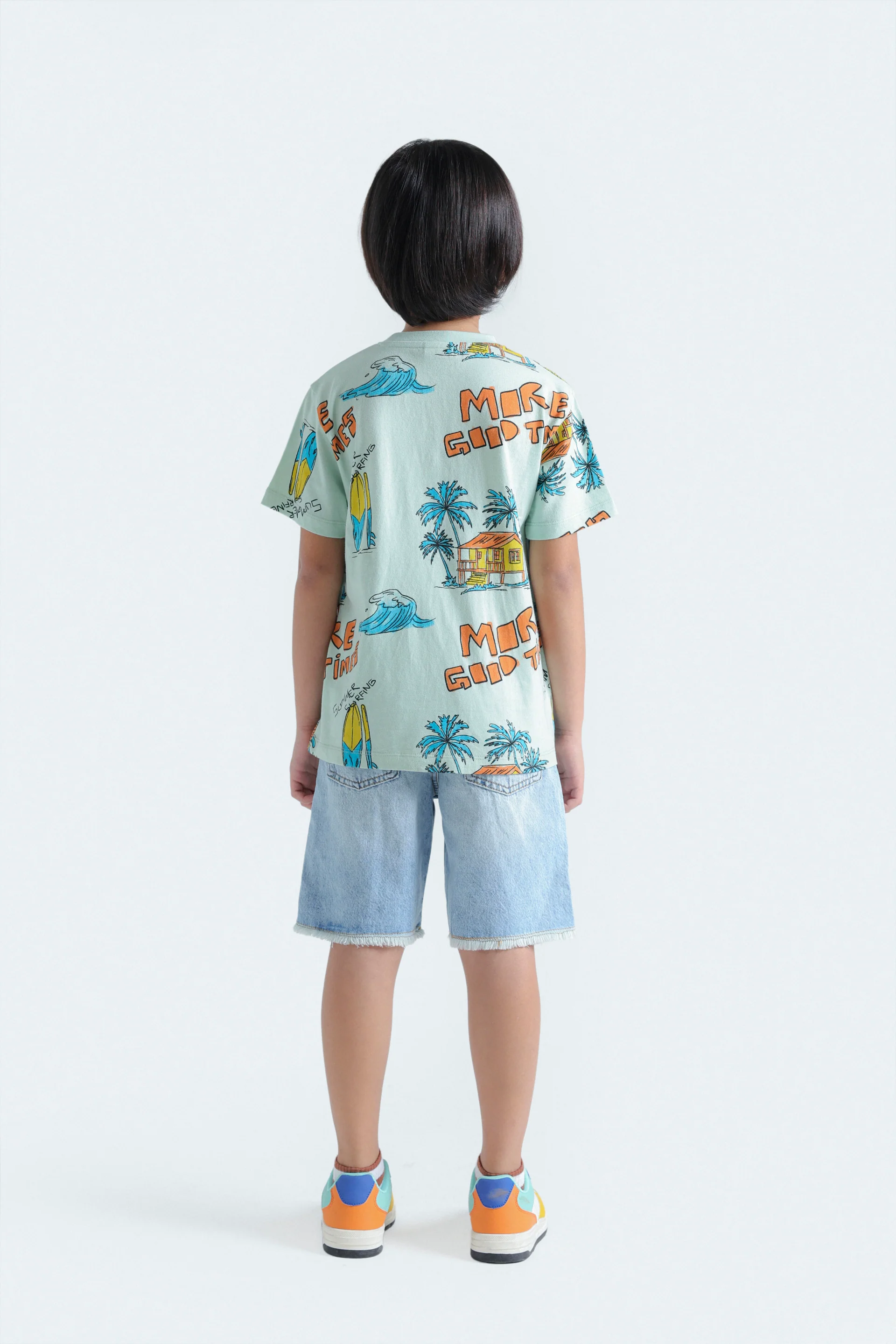 All-Over Tropical Print T-Shirt - Image 6