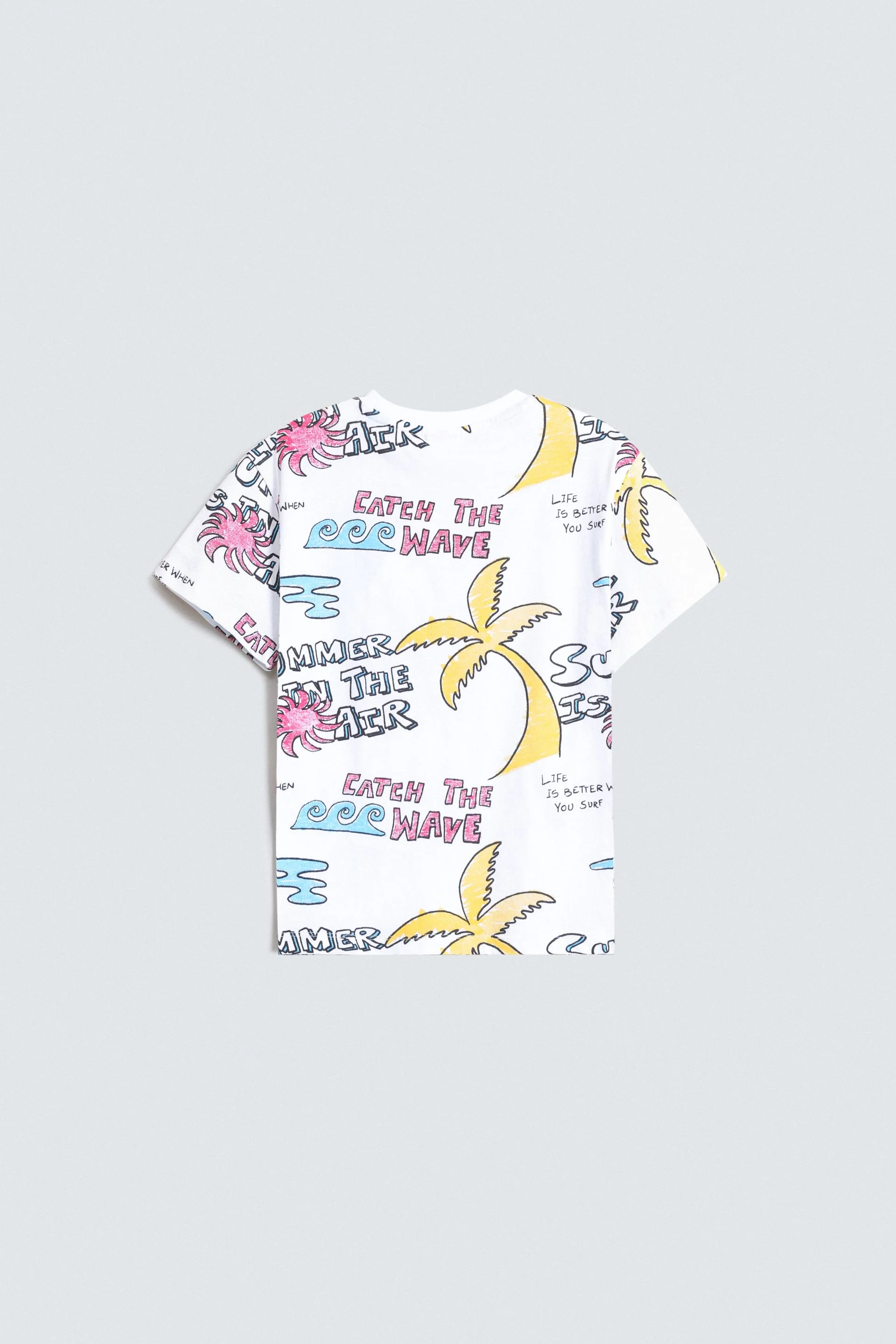 Tropical Printed T-Shirt - Image 3
