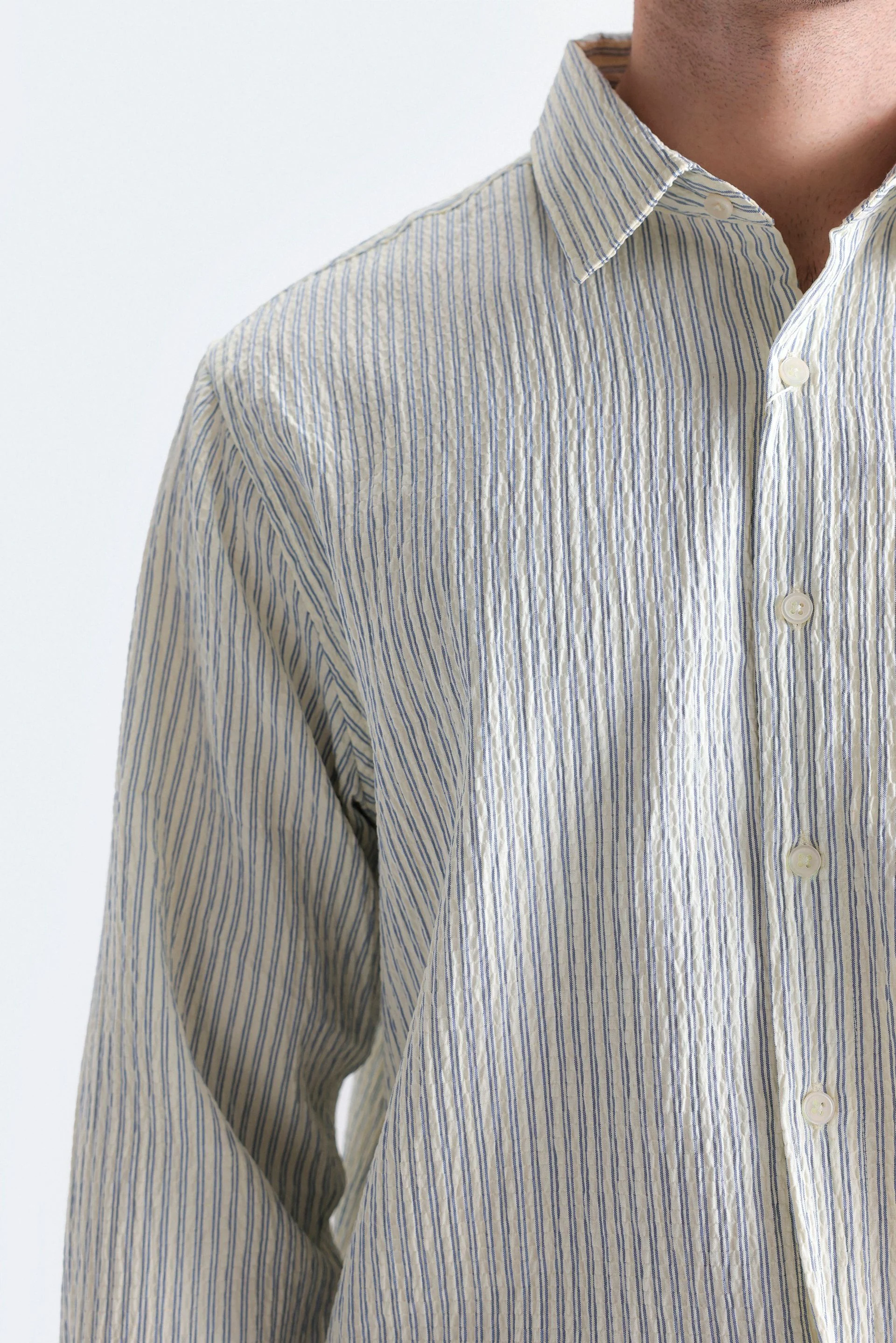 Textured Striped Shirt - Image 10