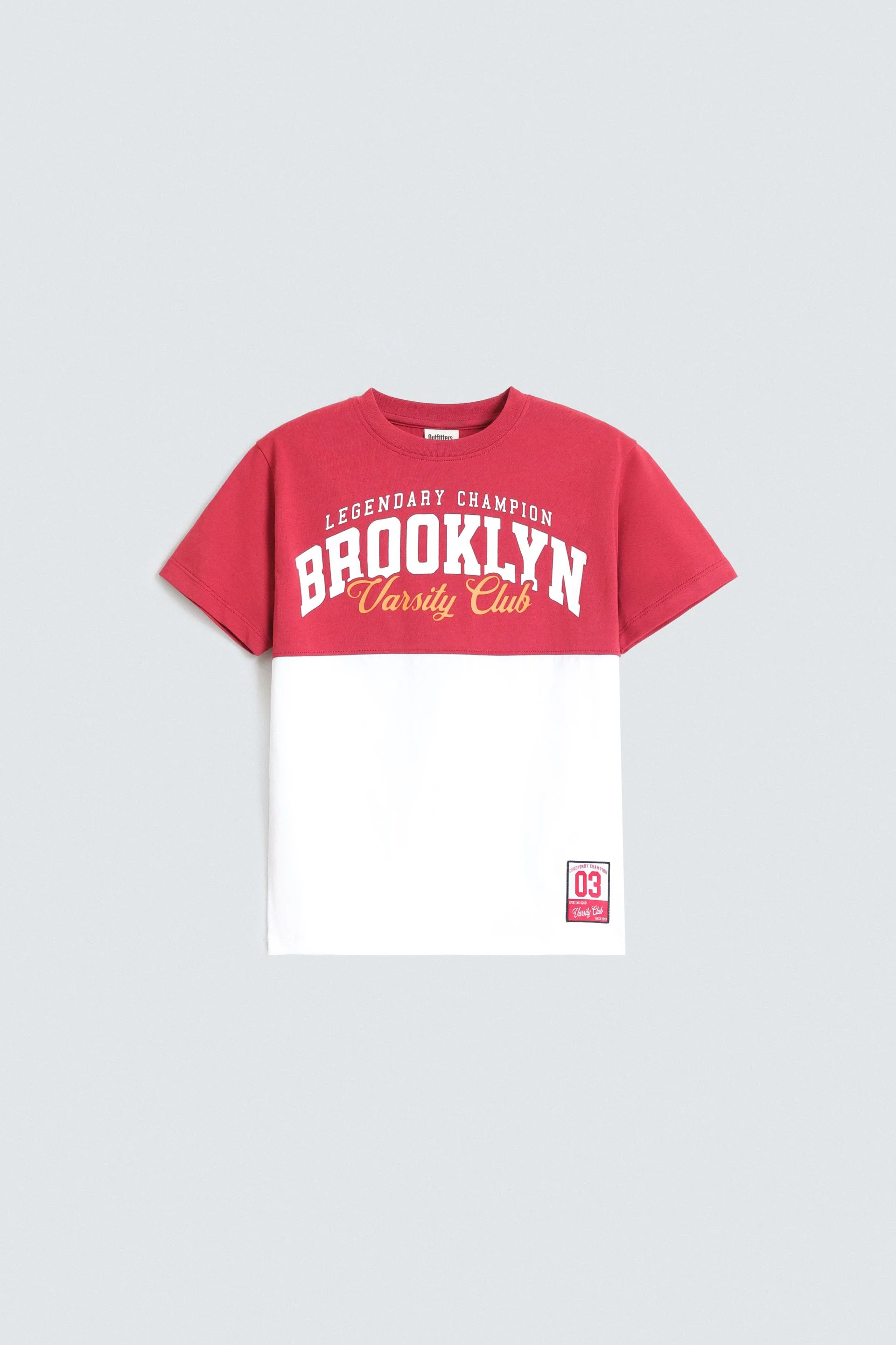 Color-Block Varsity T-Shirt