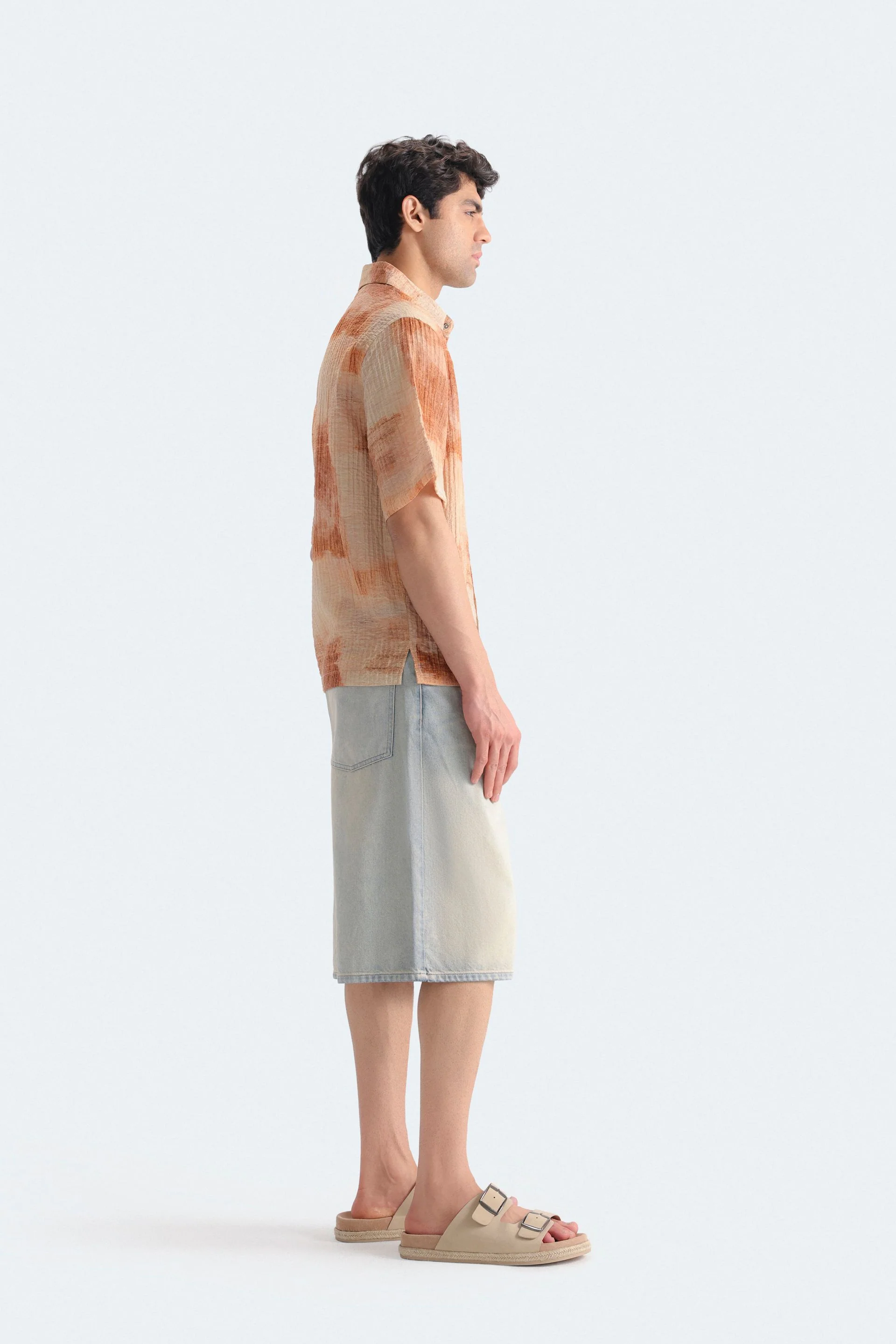 Textured Print Shirt - Image 3