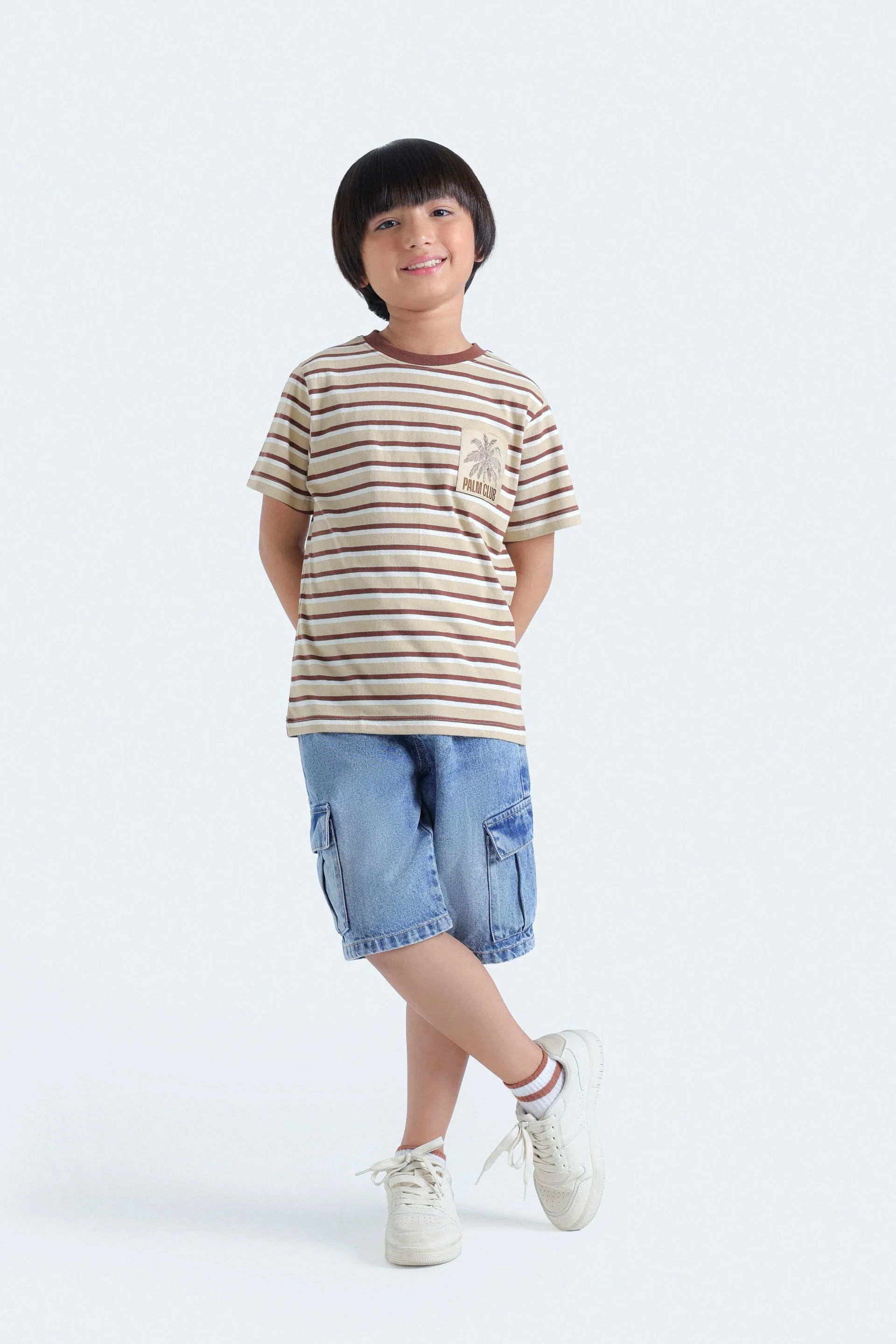 Yarn Dyed Striped T-Shirt - Image 4