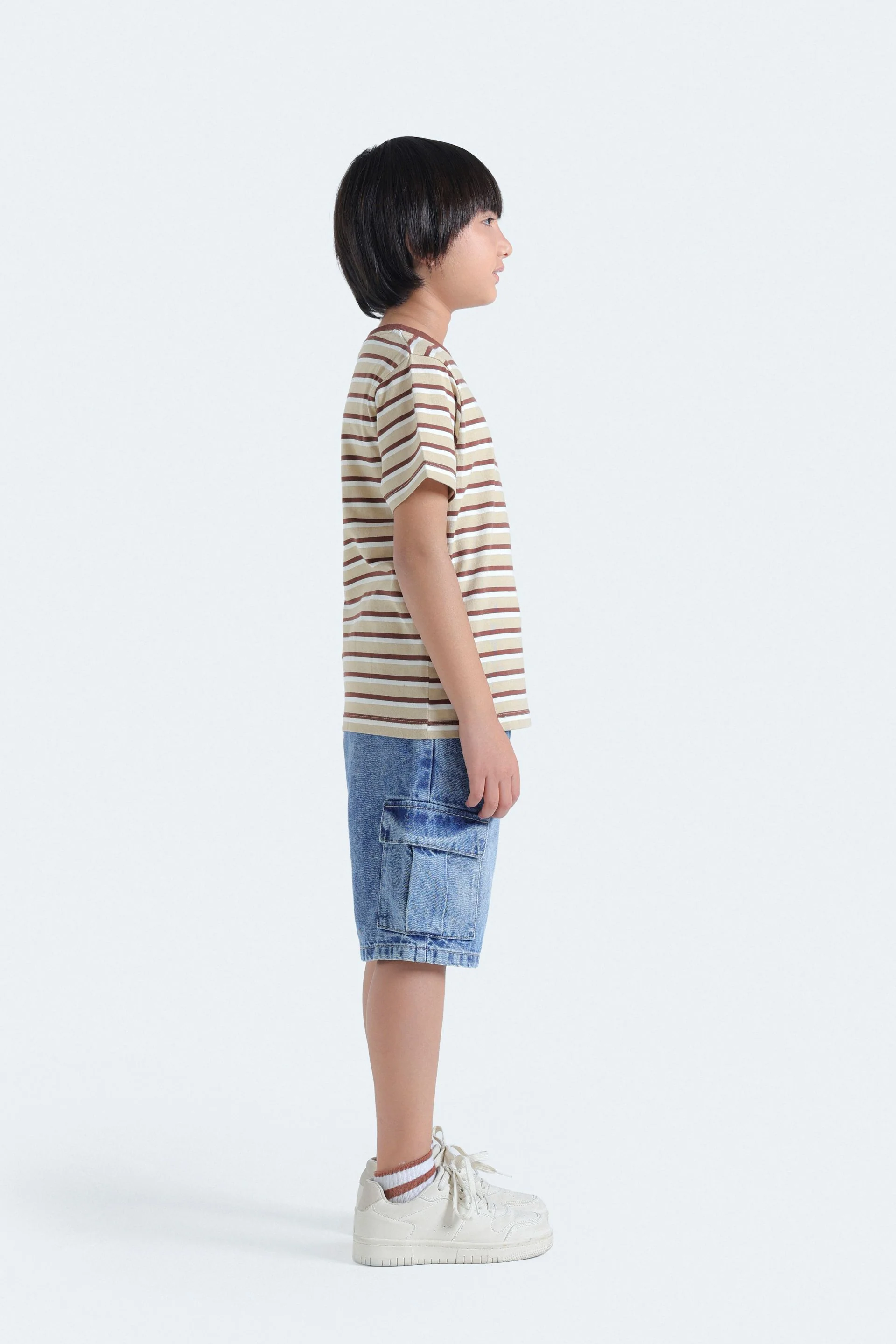 Yarn Dyed Striped T-Shirt - Image 5