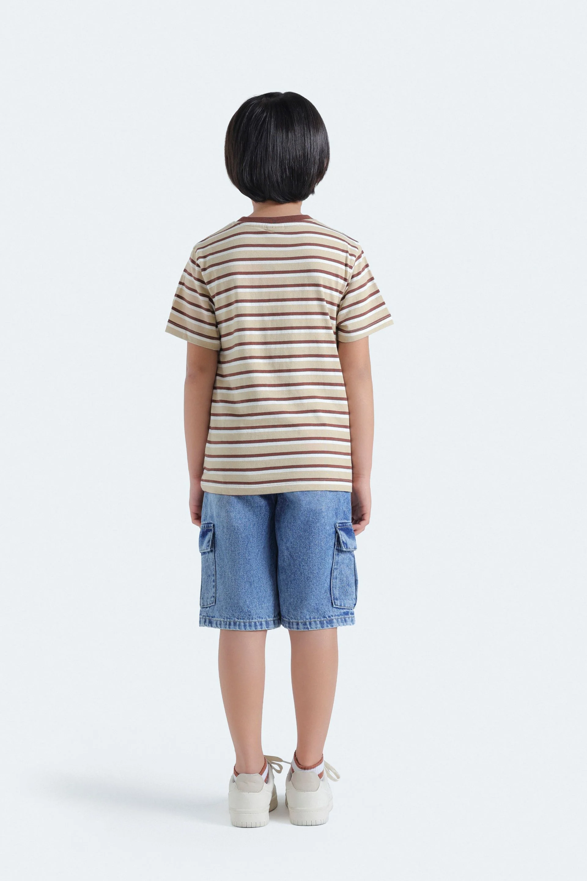 Yarn Dyed Striped T-Shirt - Image 6
