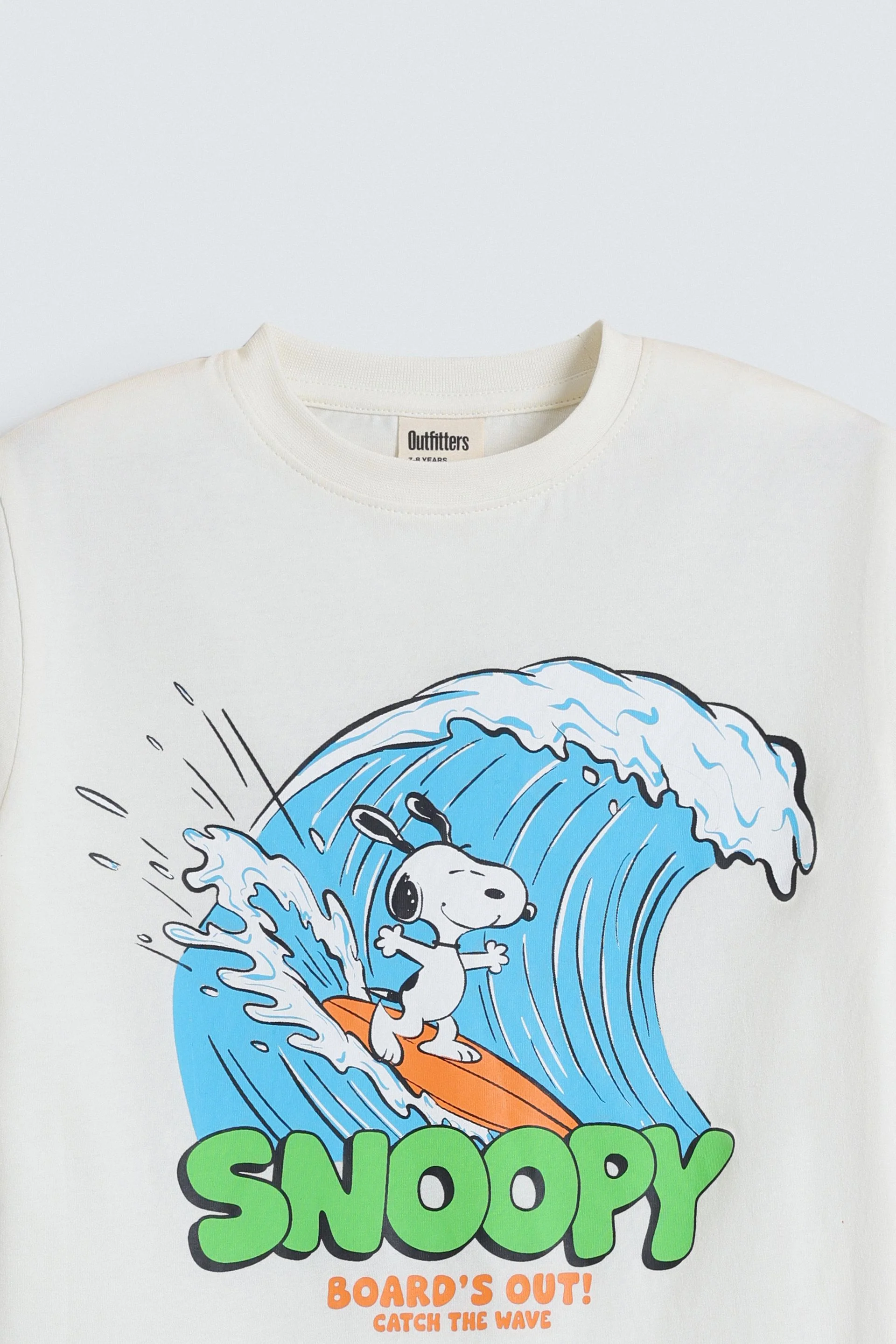 Character Graphic T-Shirt With Label Patch - Image 2