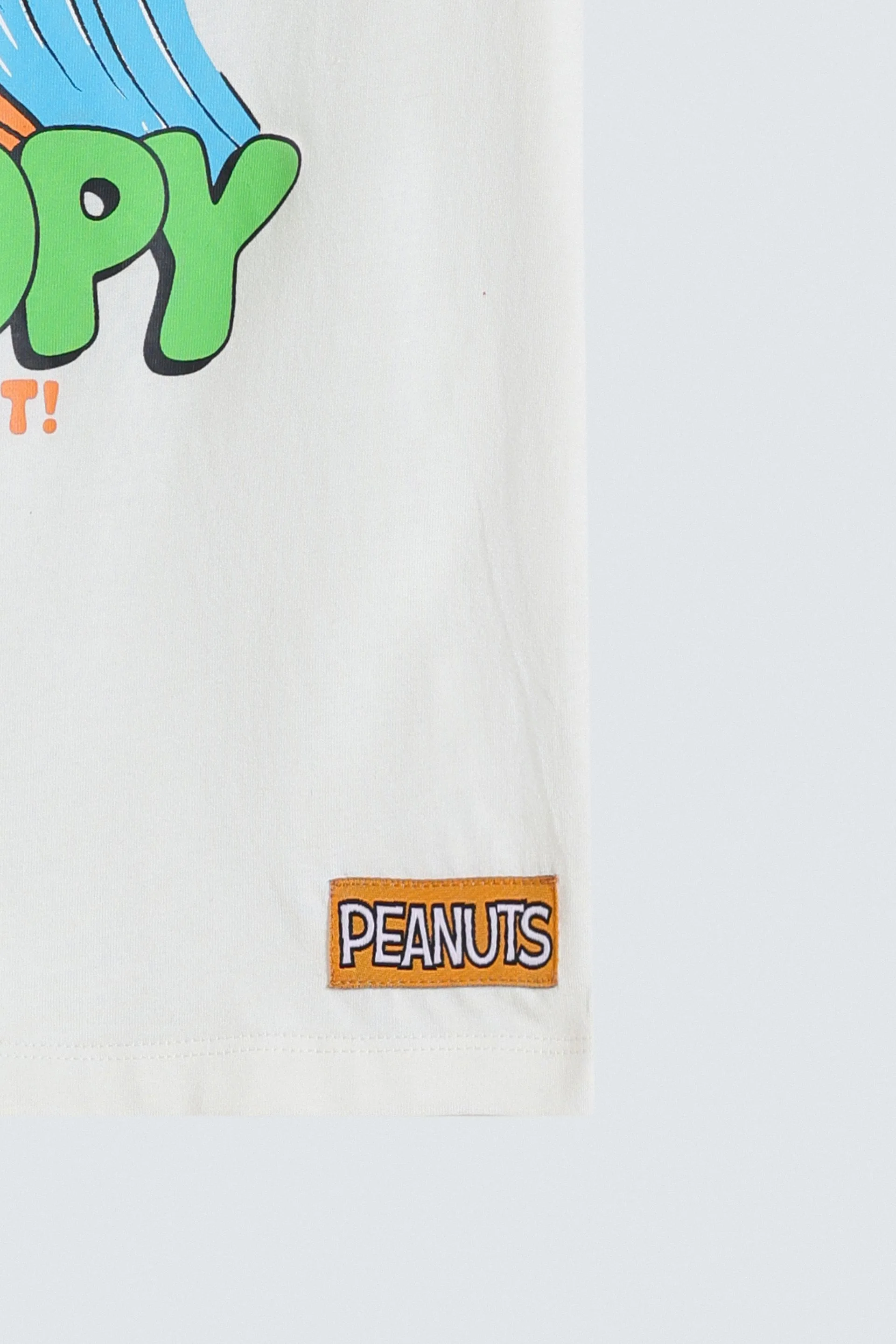 Character Graphic T-Shirt With Label Patch - Image 3