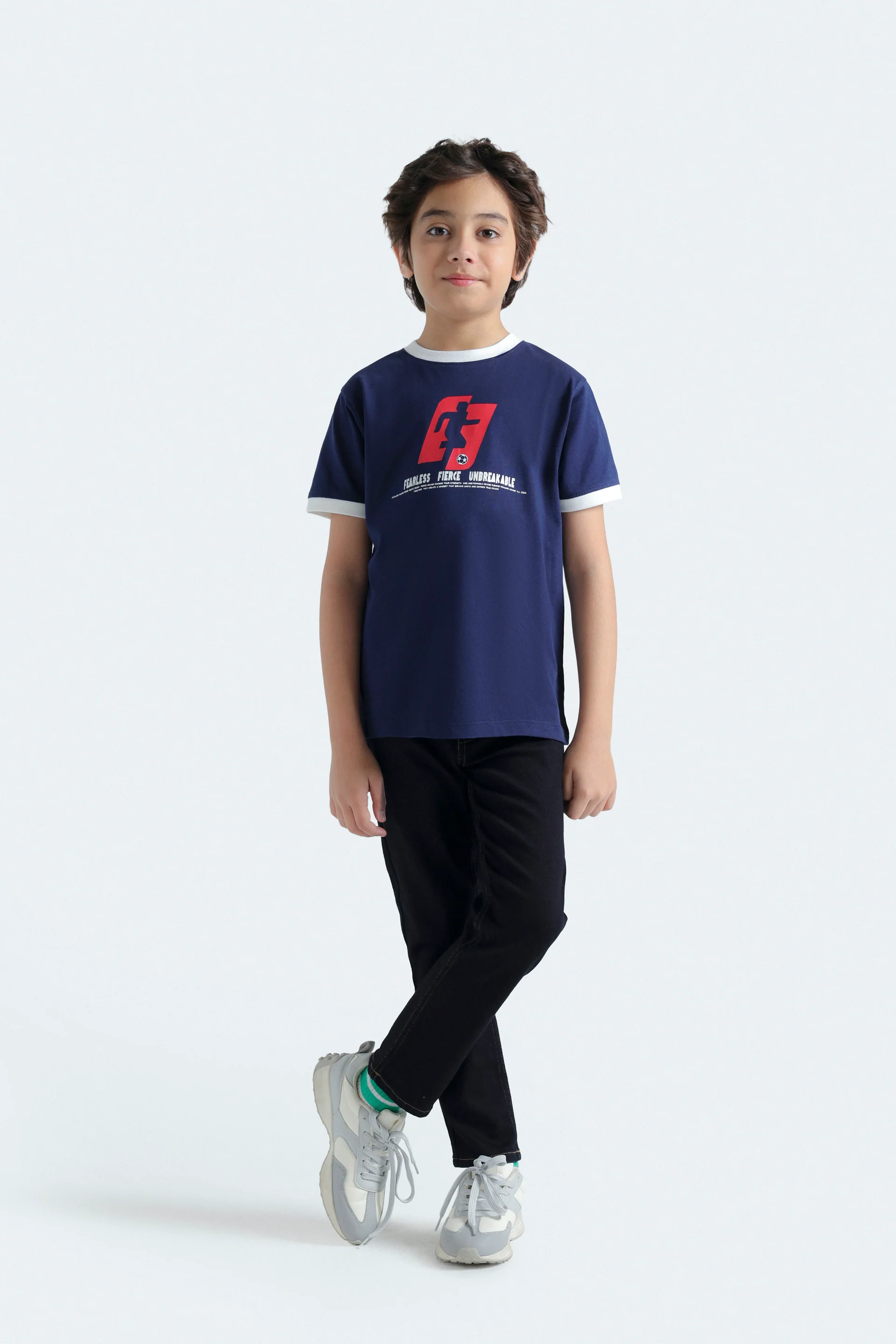 Color Block Graphic T-Shirt - Image 4
