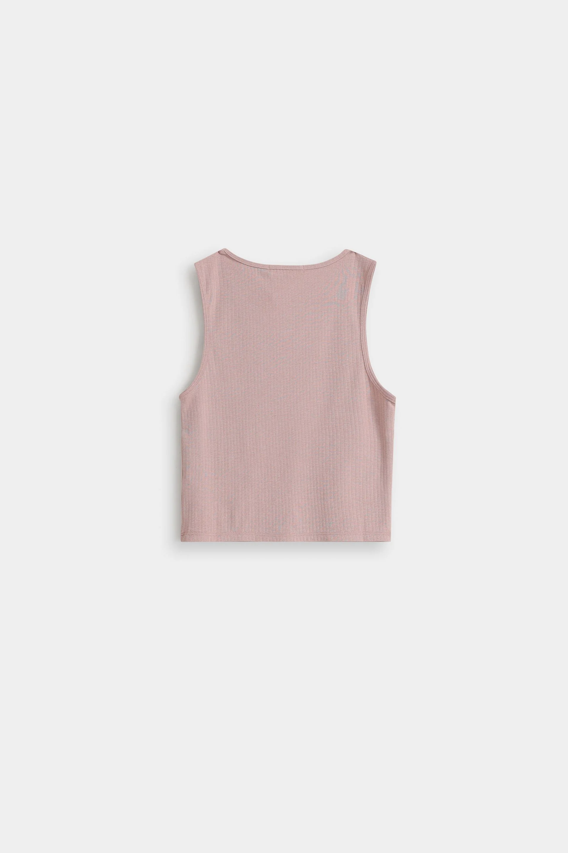 Basic Ribbed Tank Top - Image 10