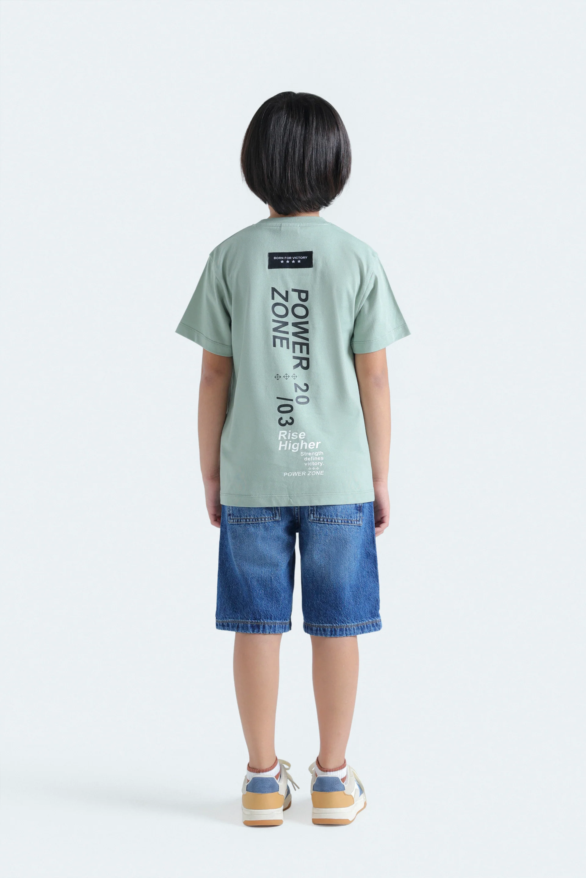 Slogan T-Shirt With Label Patch - Image 6