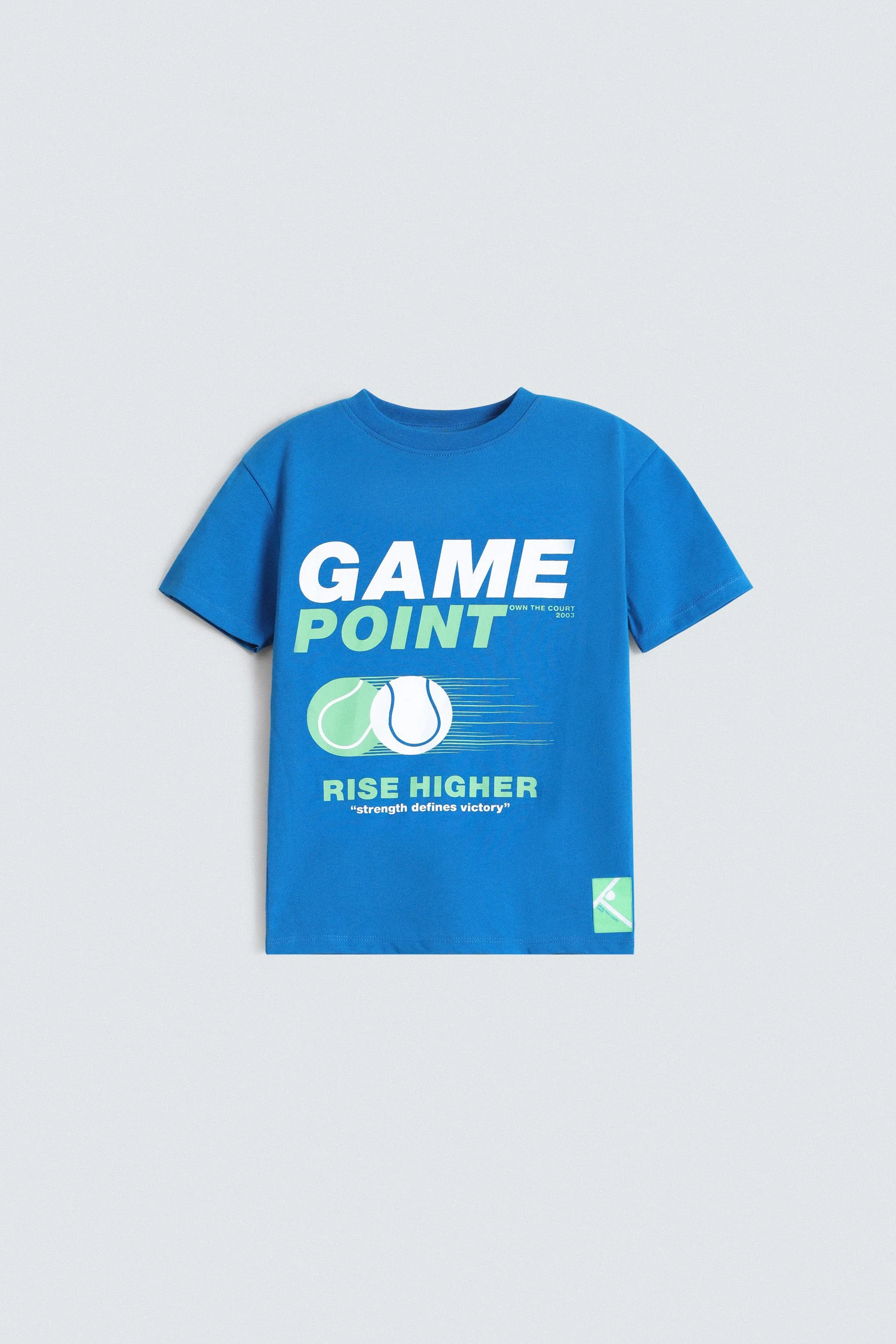 Graphic T-Shirt With Label Patch