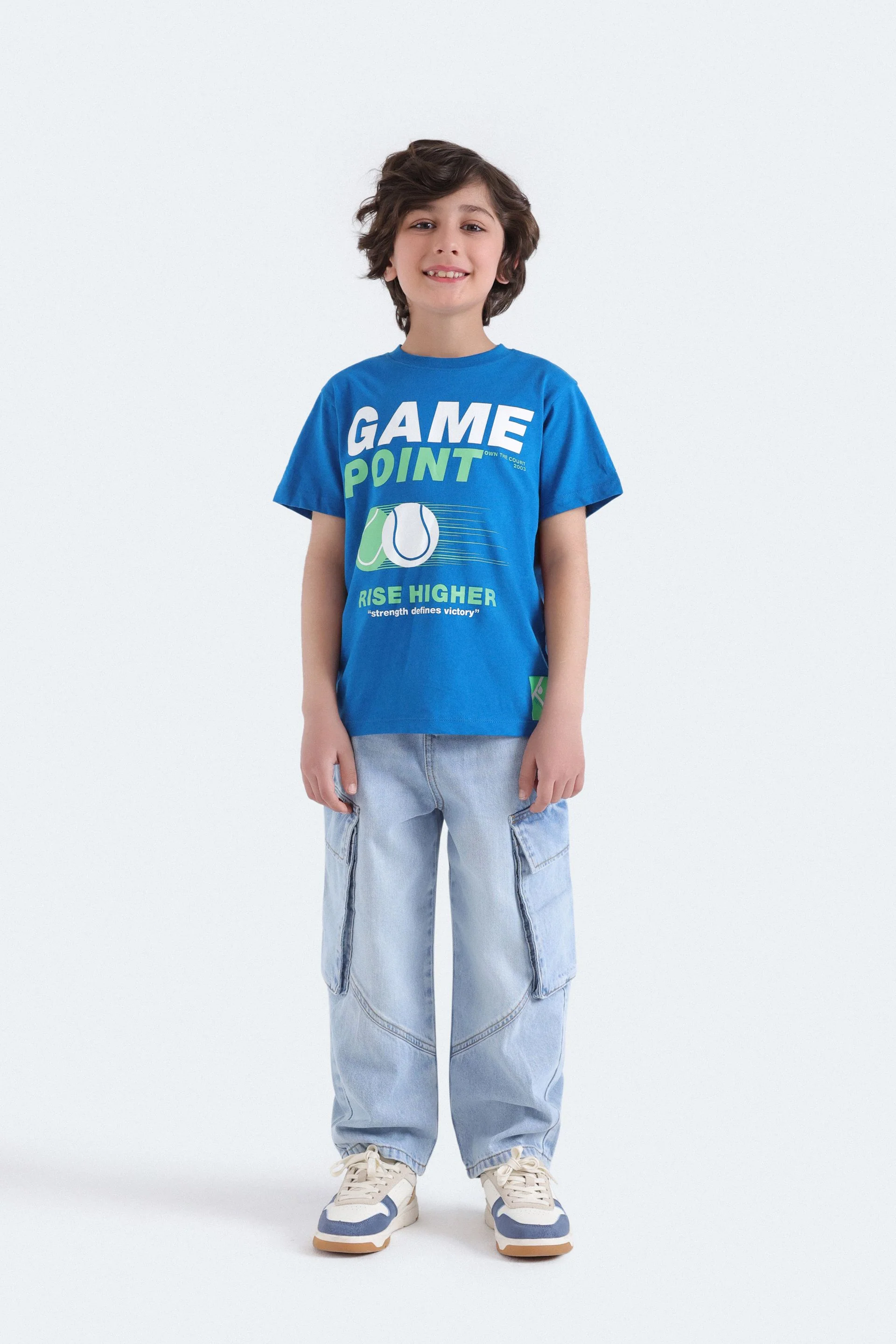 Graphic T-Shirt With Label Patch - Image 4