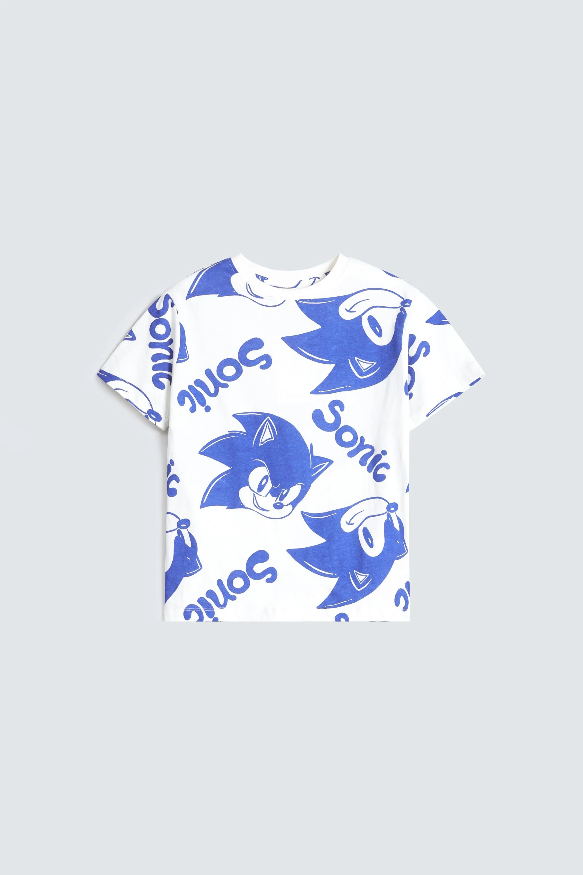 All-Over Character Print T-Shirt
