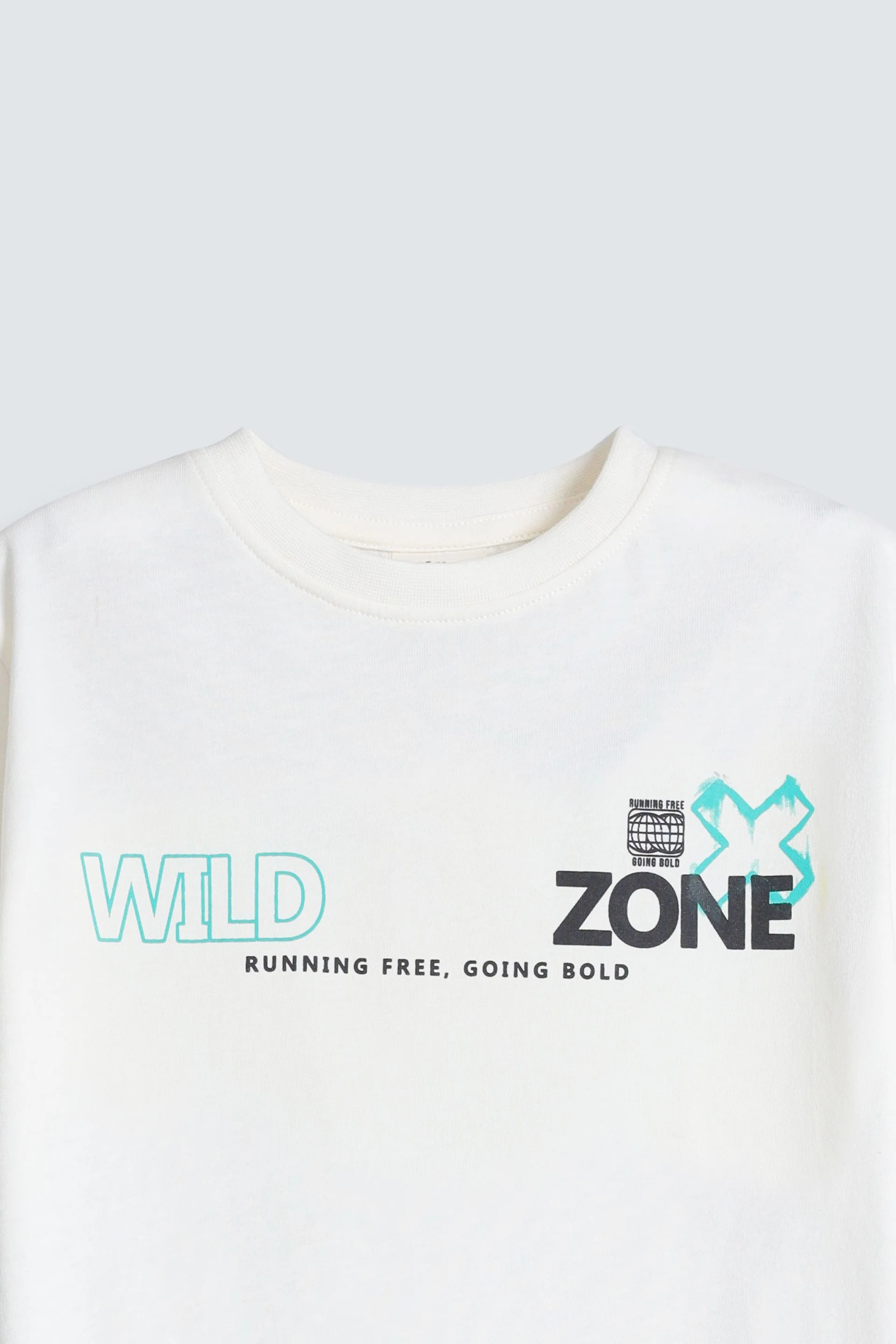 Slogan Print T-Shirt - Image 2