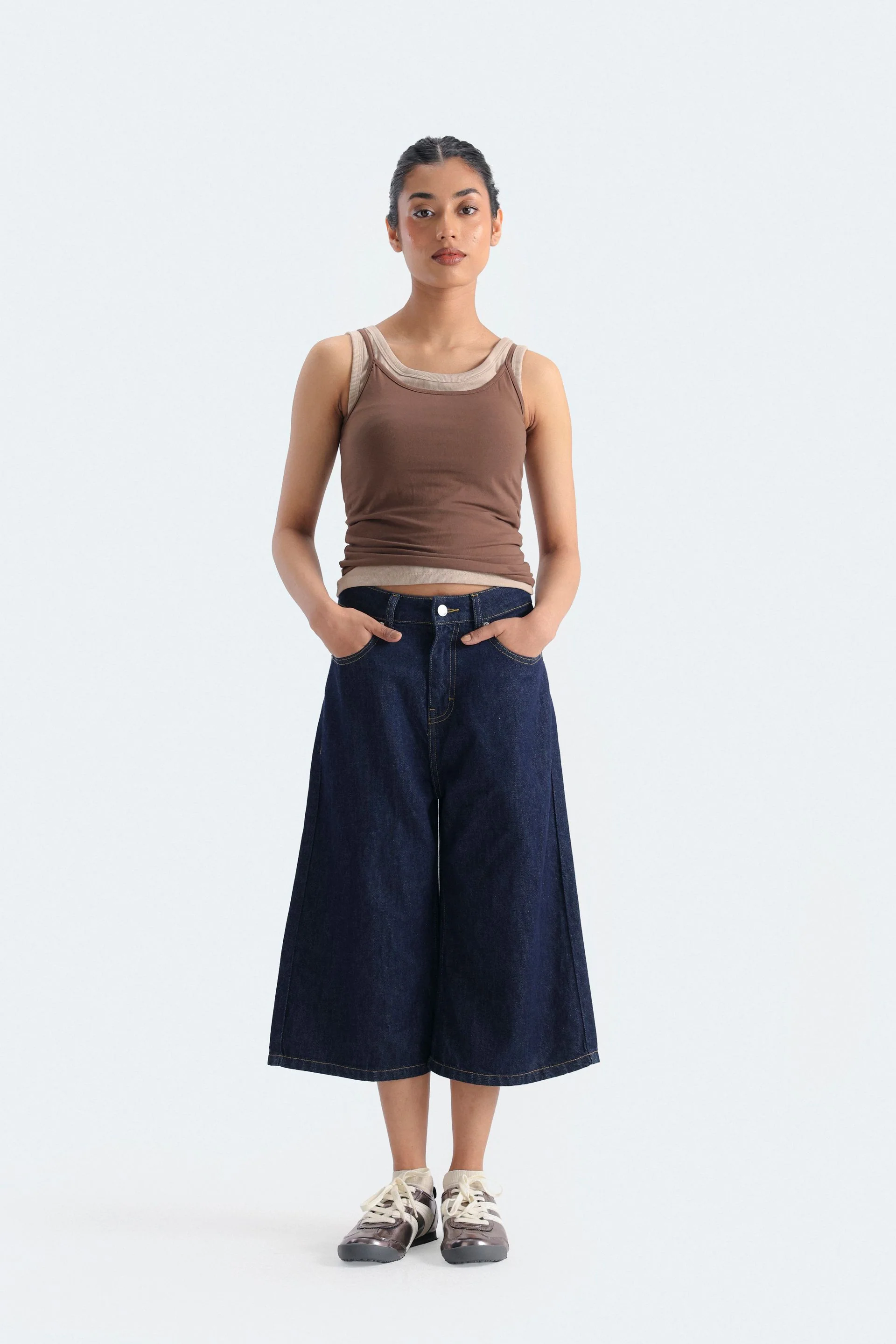 Cropped Basic Camisole - Image 5