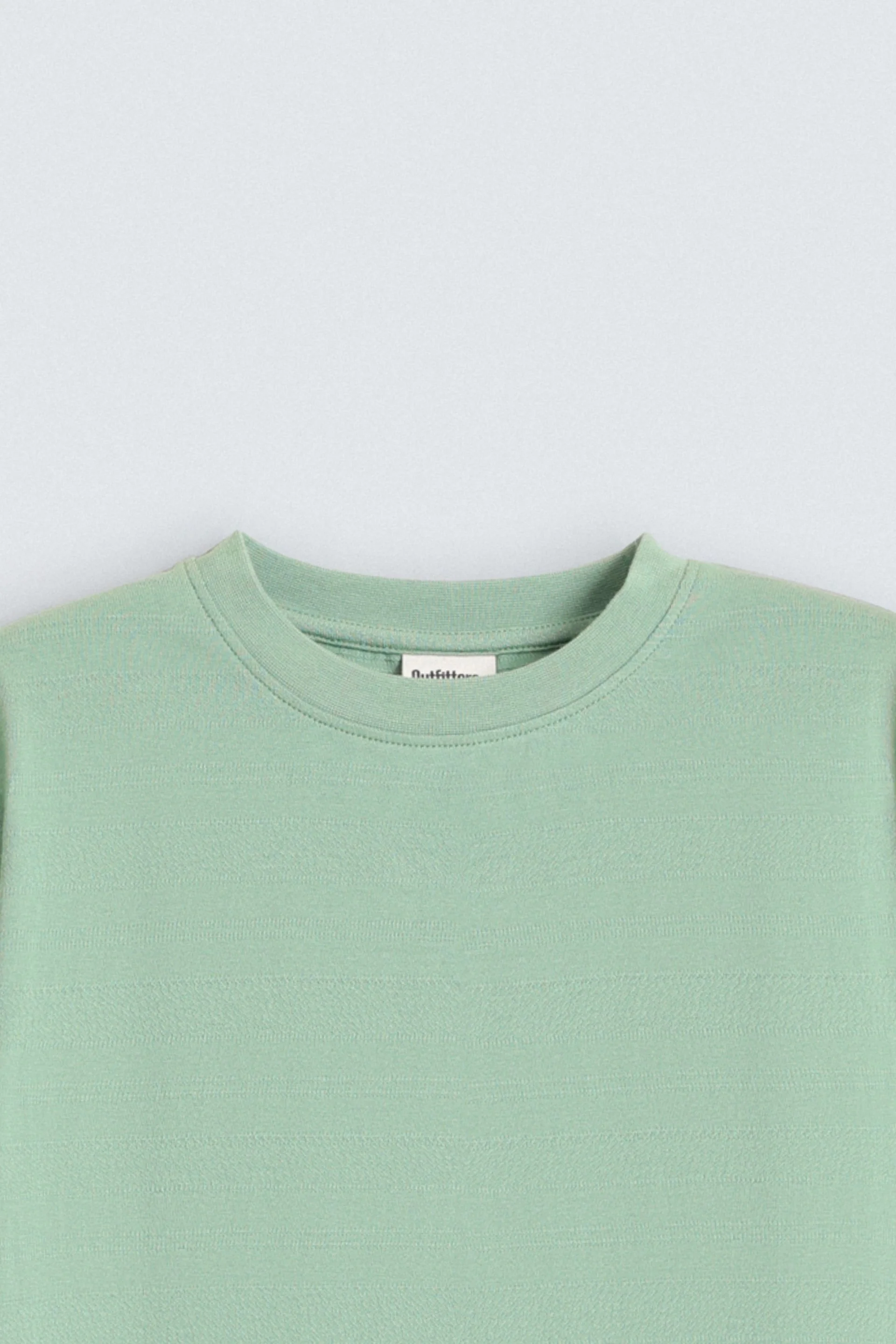 Basic Textured T-Shirt - Image 2
