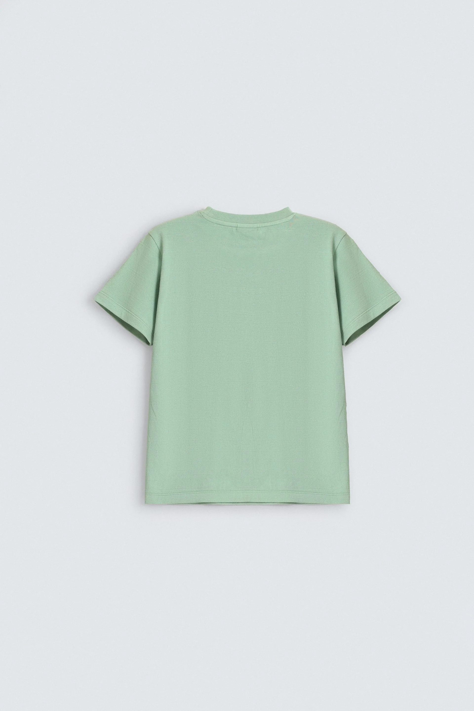 Basic Textured T-Shirt - Image 3